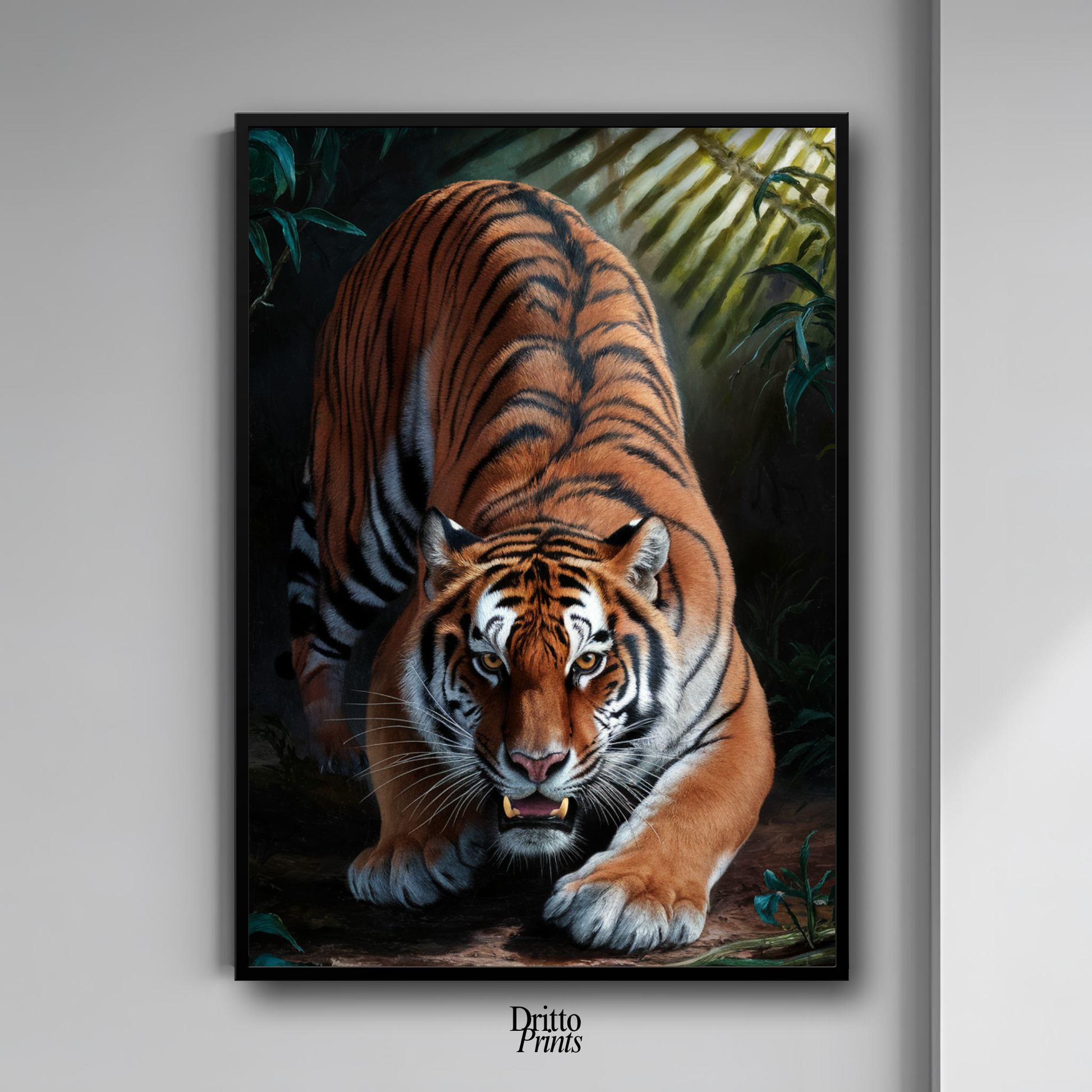 (FD11) Coiled Majesty - Framed matte paper poster