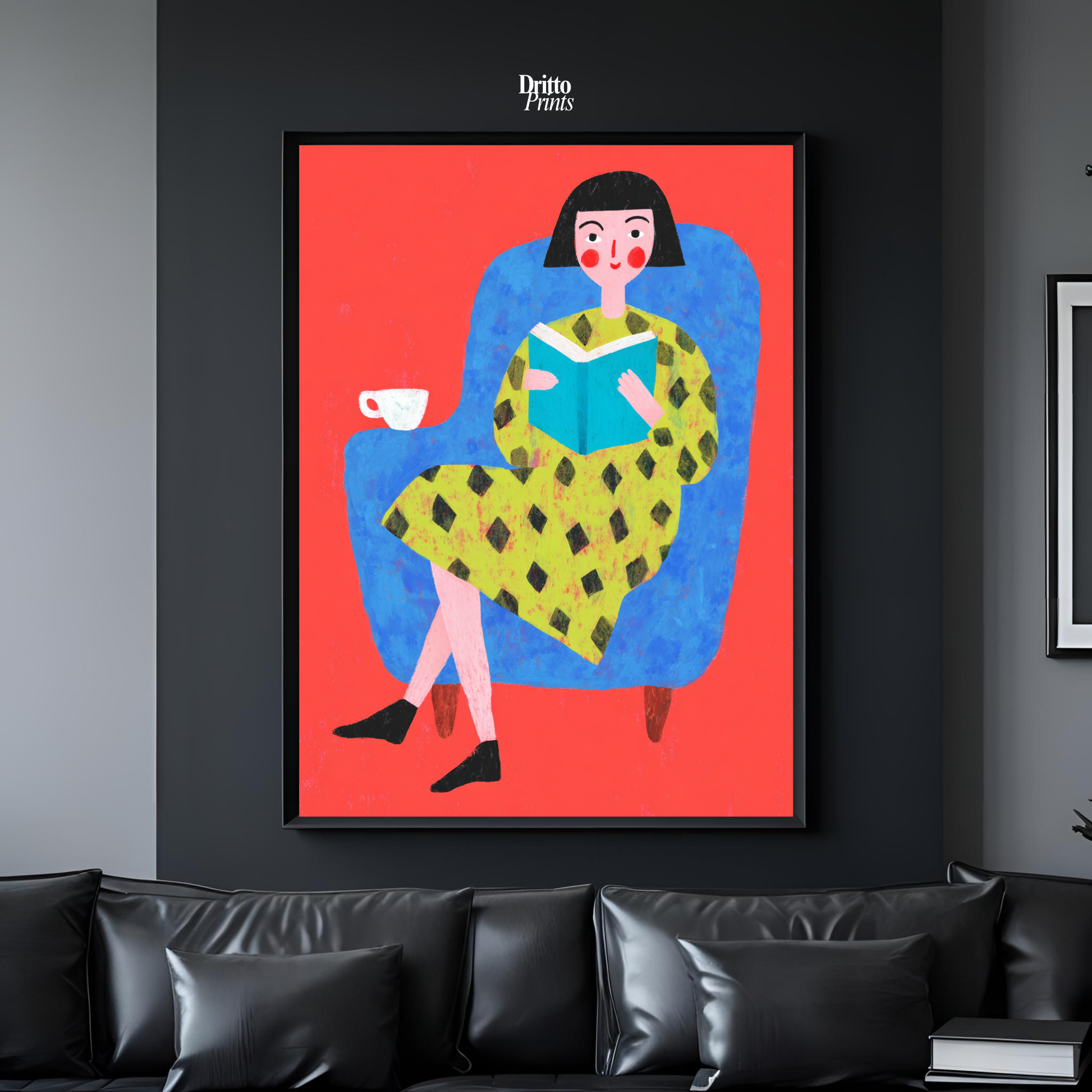 (FD46) A Moment with a Story - Framed matte paper poster