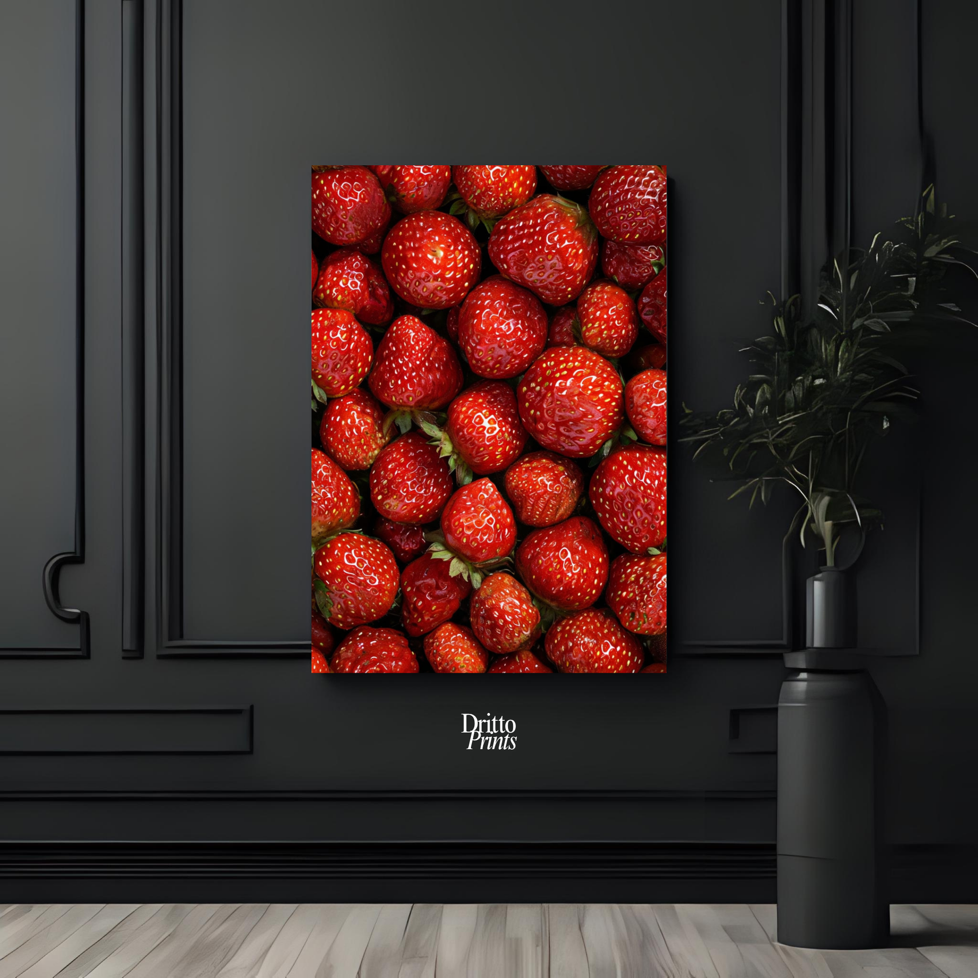 (PD5) The Strawberry Wall Taste of Summer - Poster