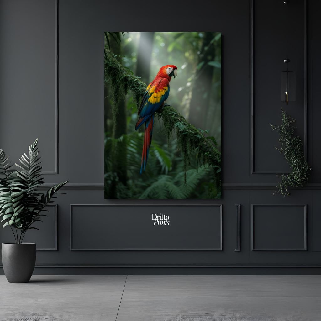 (CF1) Heart of the Rainforest - Framed canvas
