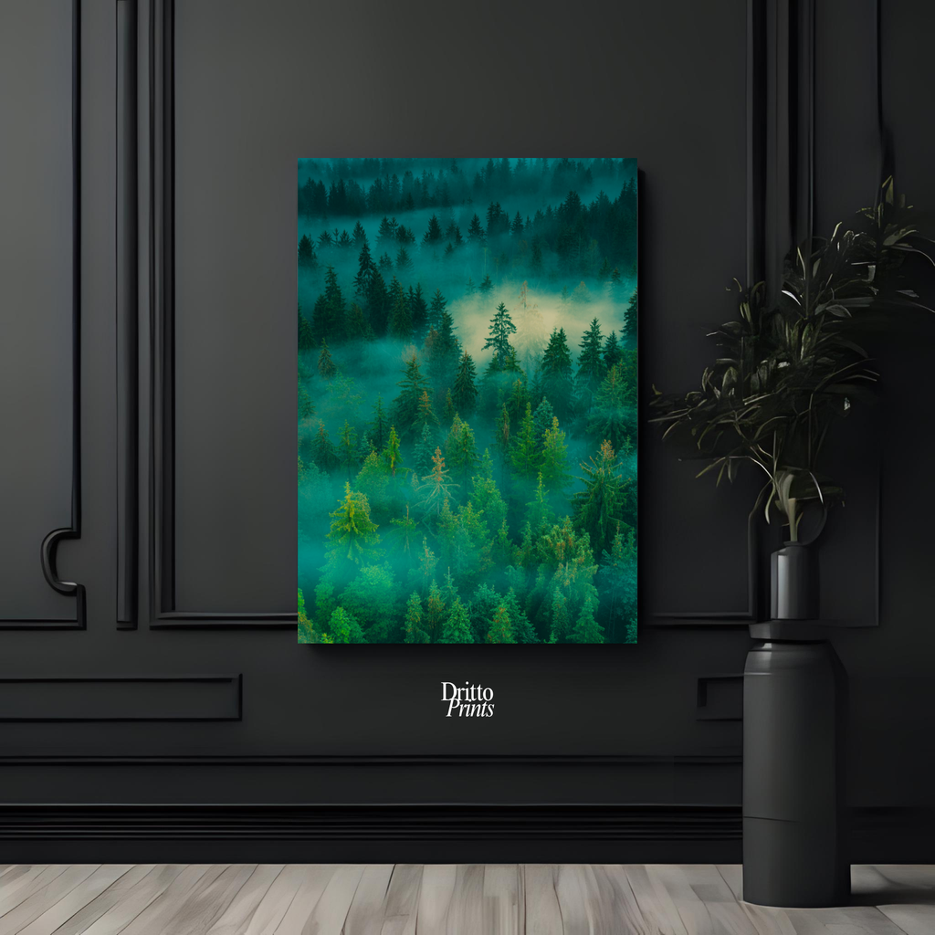 (CD4) Into the Morning Mist - Canvas