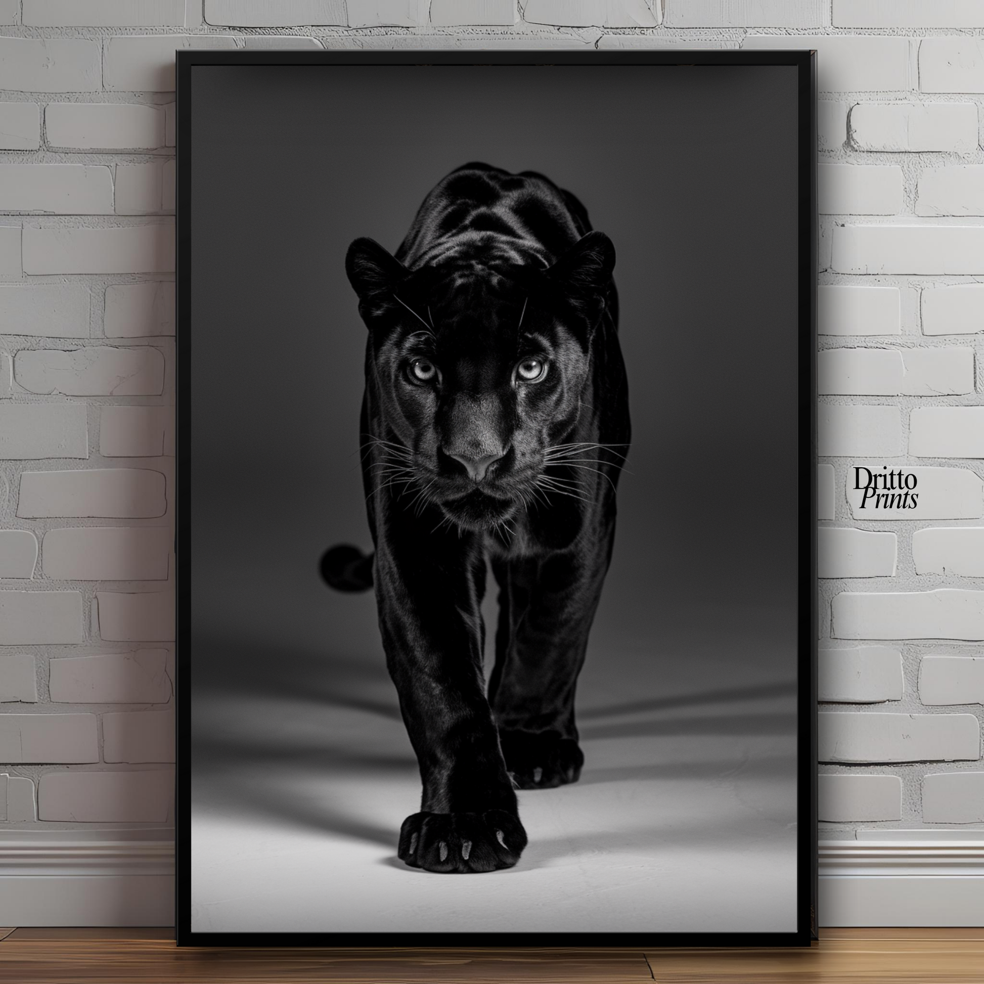 (FD7) Eyes of the Hunt - Framed matte paper poster