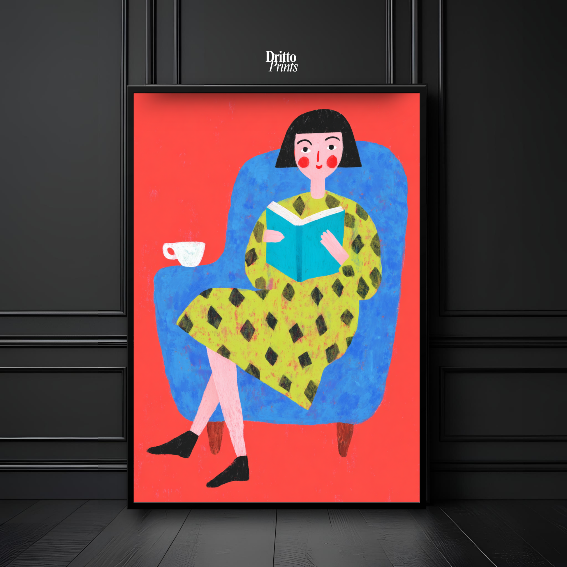 (FD46) A Moment with a Story - Framed matte paper poster