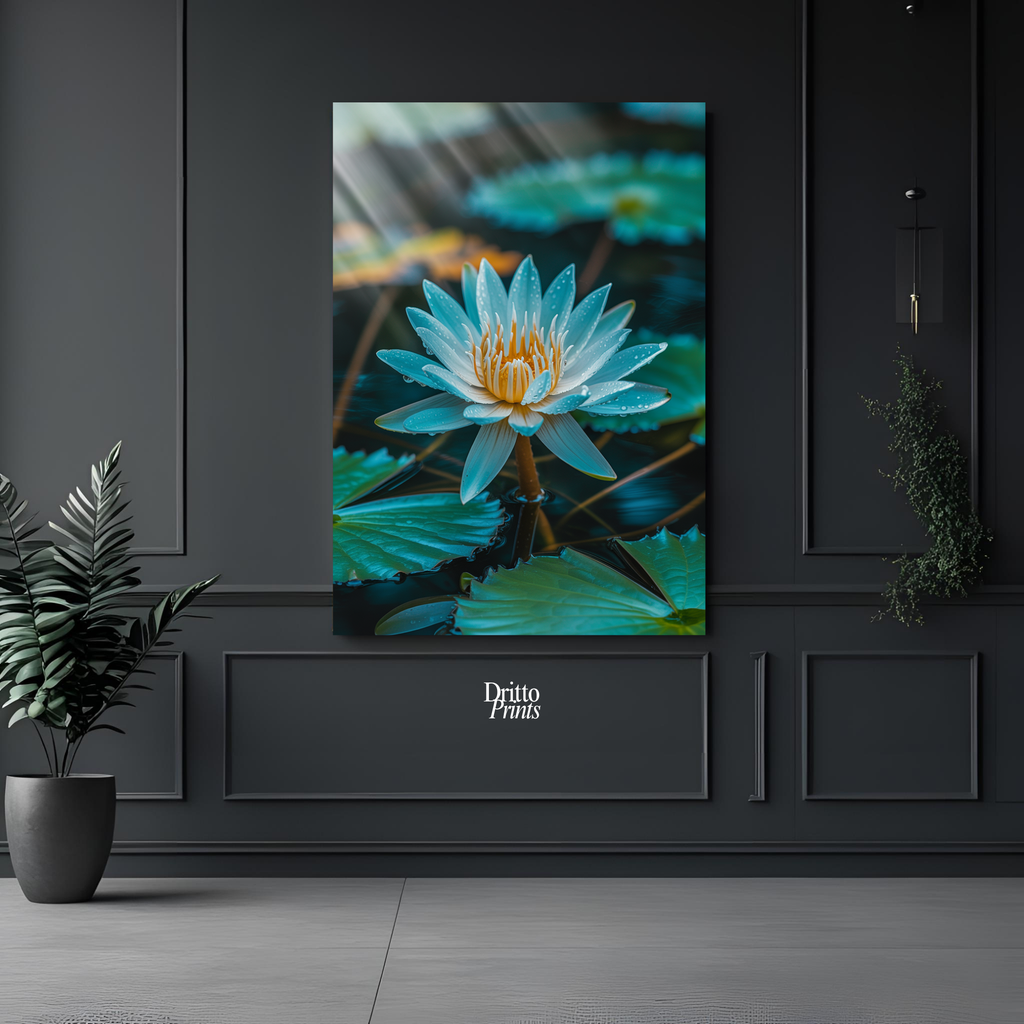 (CD5) Tranquil Water Lily - Canvas