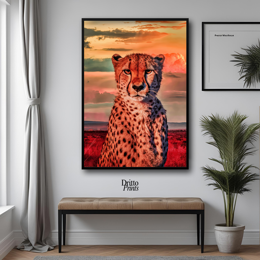 (FD12) Speed & Sky - Framed matte paper poster