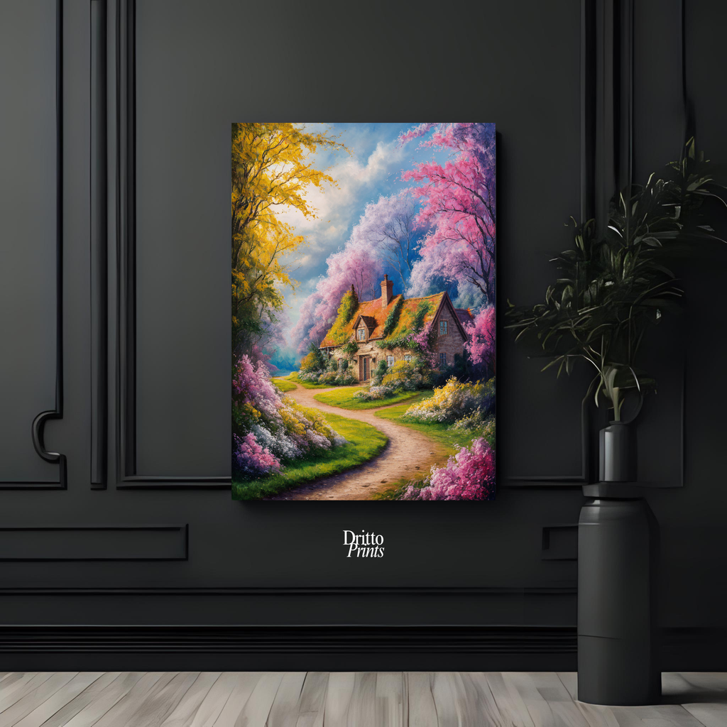 (CD2) Cottage in Bloom - Canvas