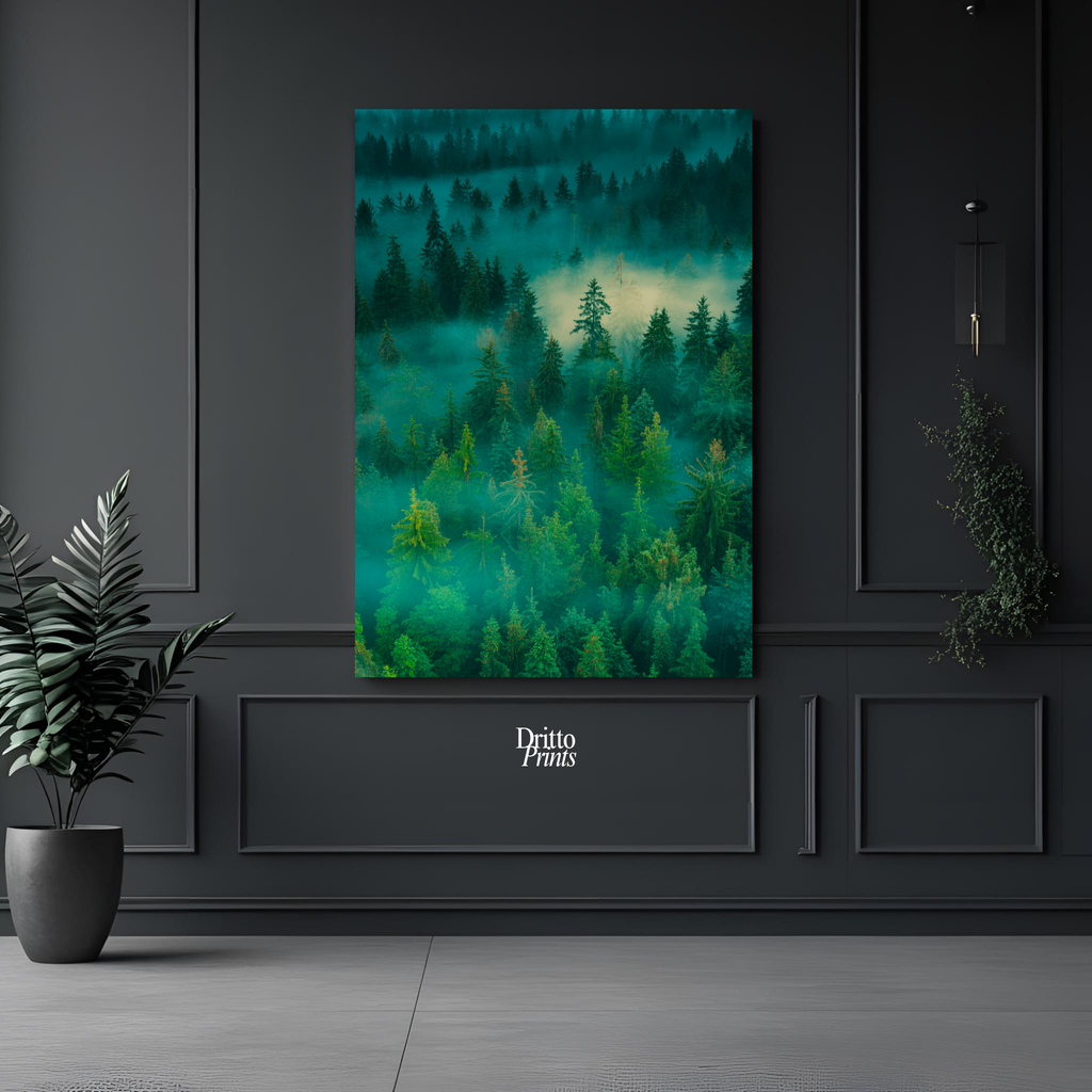 (CD4) Into the Morning Mist - Canvas
