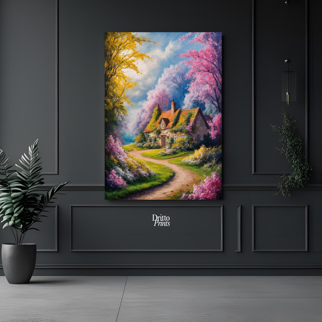 (CD2) Cottage in Bloom - Canvas
