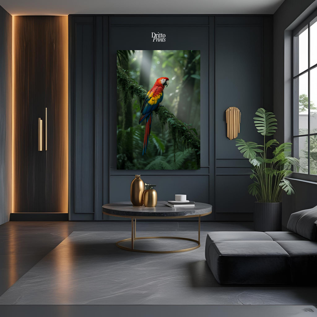 (CF1) Heart of the Rainforest - Framed canvas