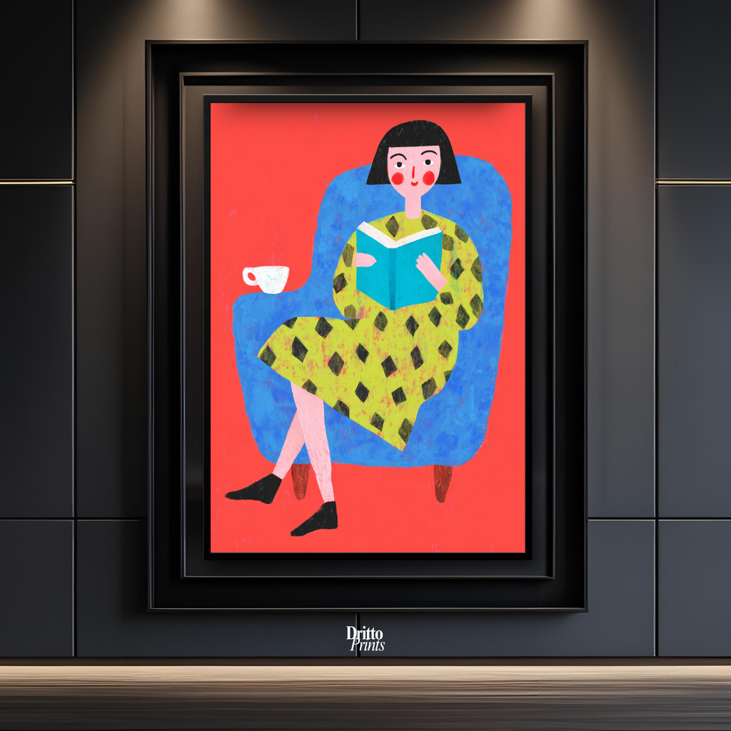 (FD46) A Moment with a Story - Framed matte paper poster