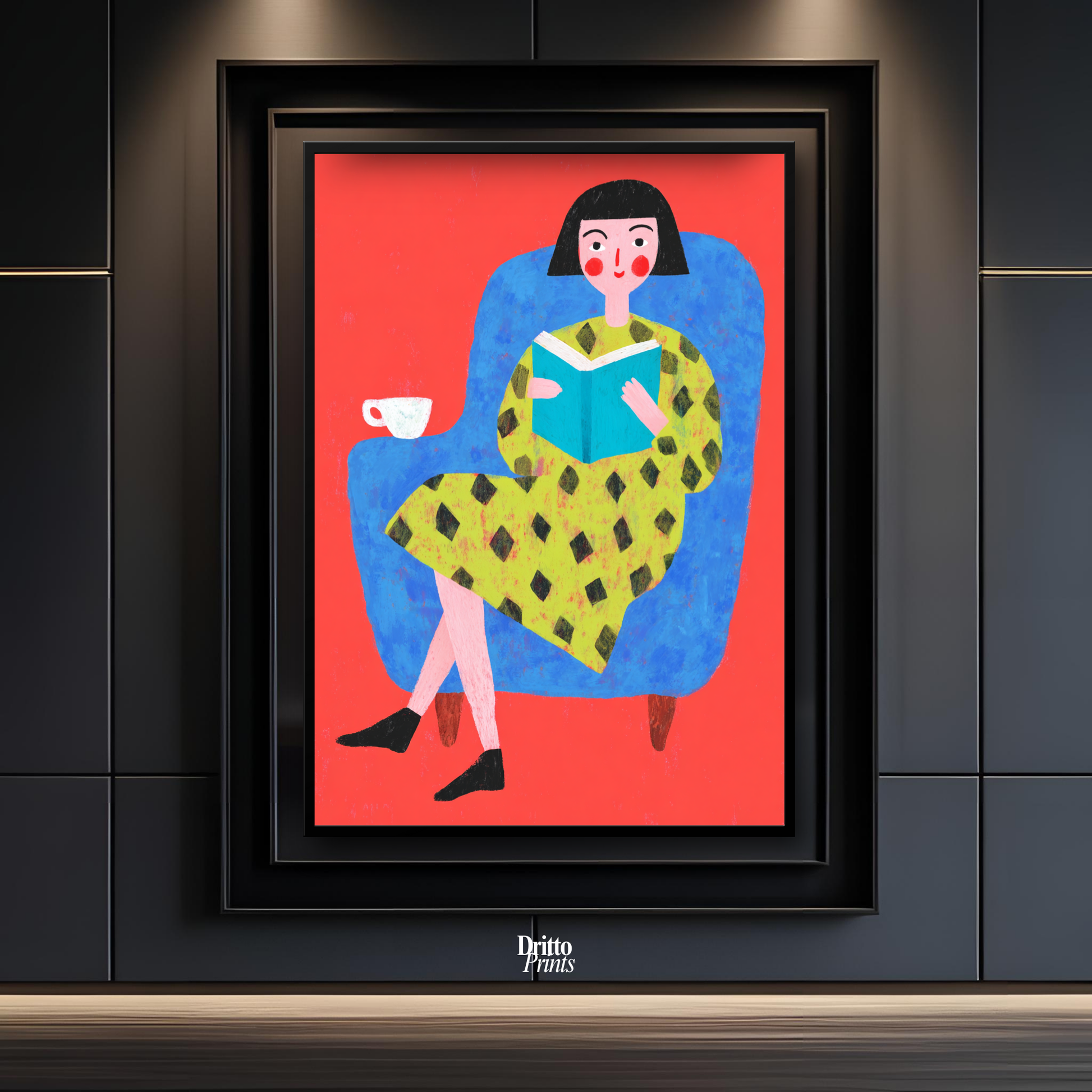 (FD46) A Moment with a Story - Framed matte paper poster