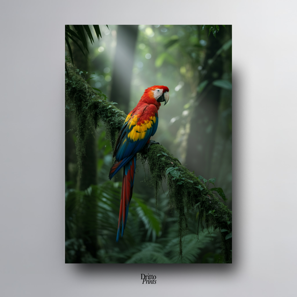 (CF1) Heart of the Rainforest - Framed canvas
