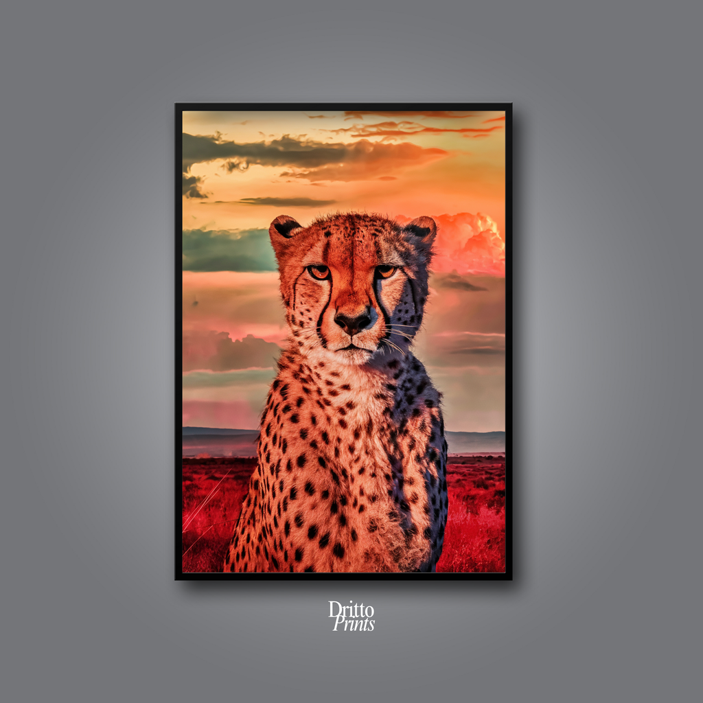 (FD12) Speed & Sky - Framed matte paper poster