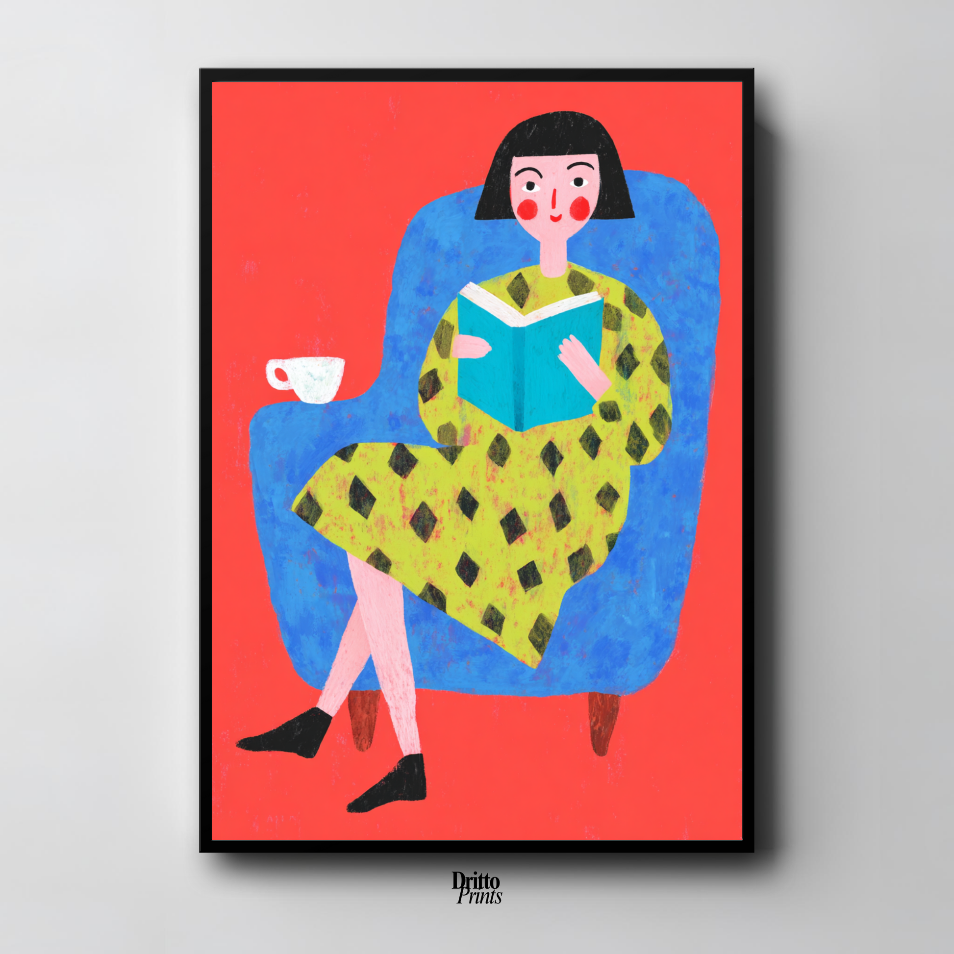 (FD46) A Moment with a Story - Framed matte paper poster