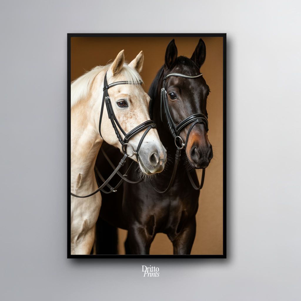 (FD22) Harmony in Contrast - Framed matte paper poster