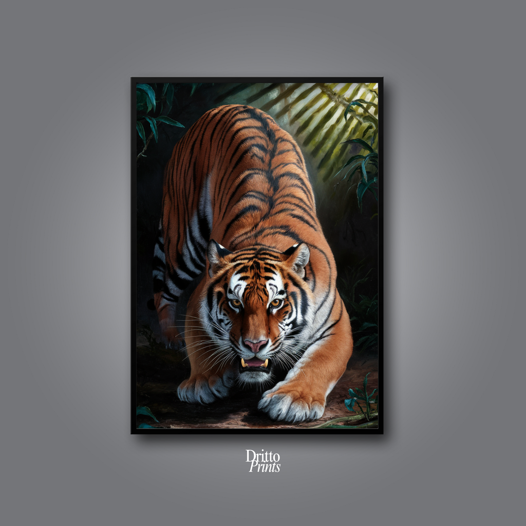 (FD11) Coiled Majesty - Framed matte paper poster