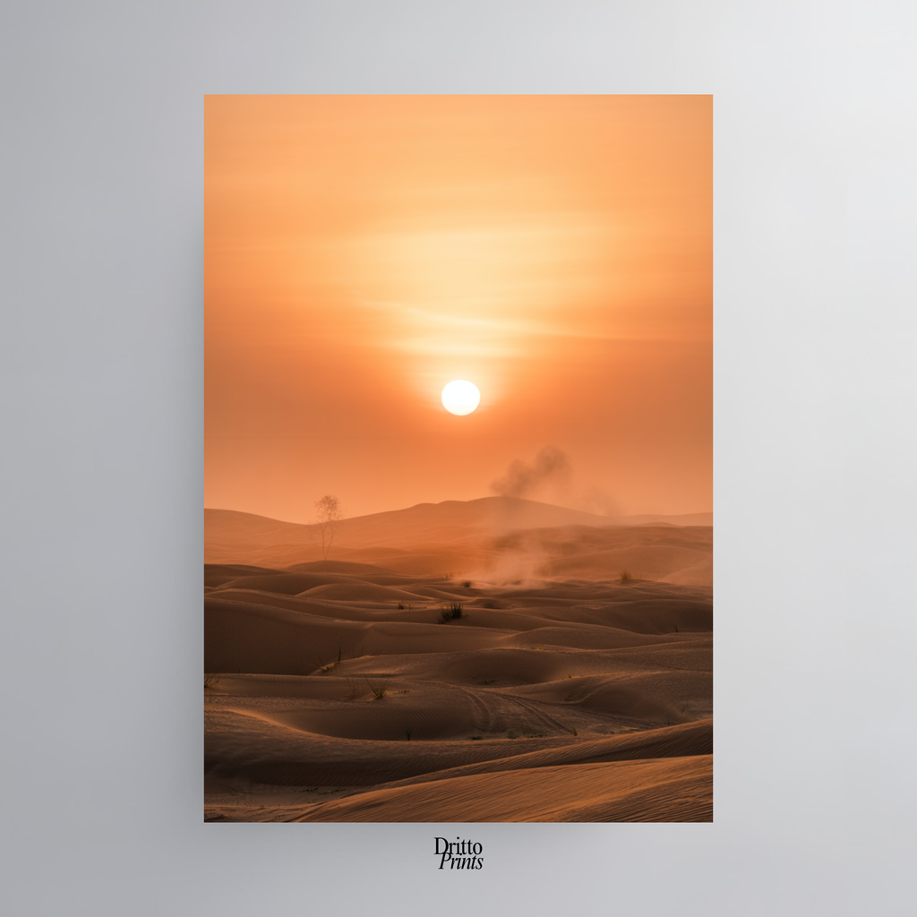 (PD18) Sunburnt Silence - Poster