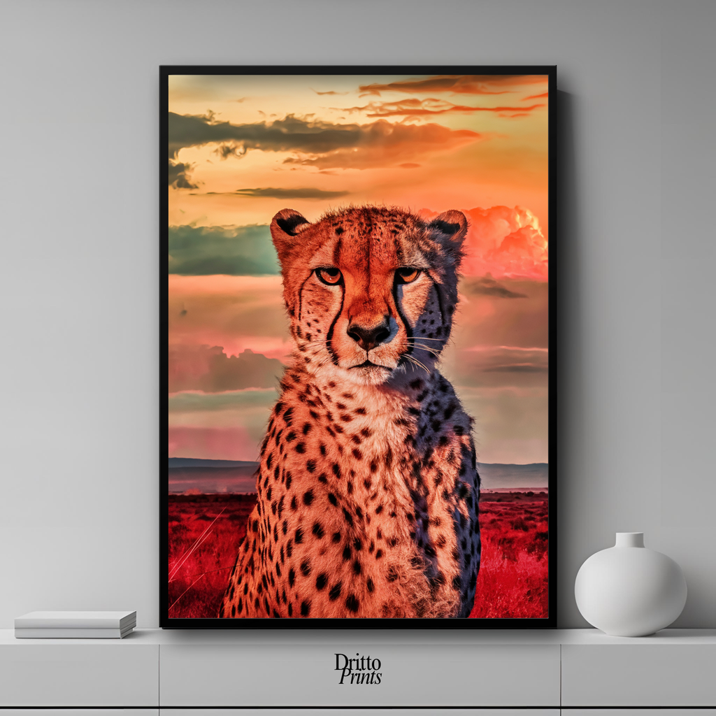 (FD12) Speed & Sky - Framed matte paper poster
