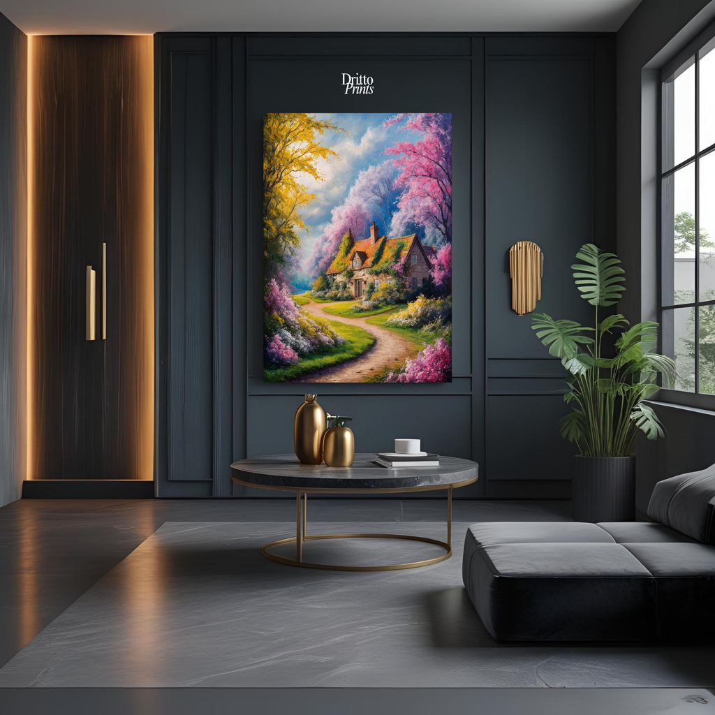 (CD2) Cottage in Bloom - Canvas