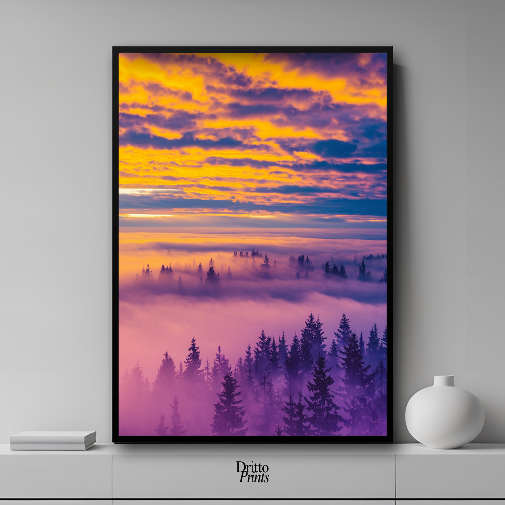 (FD13) Light Between Worlds - Framed matte paper poster