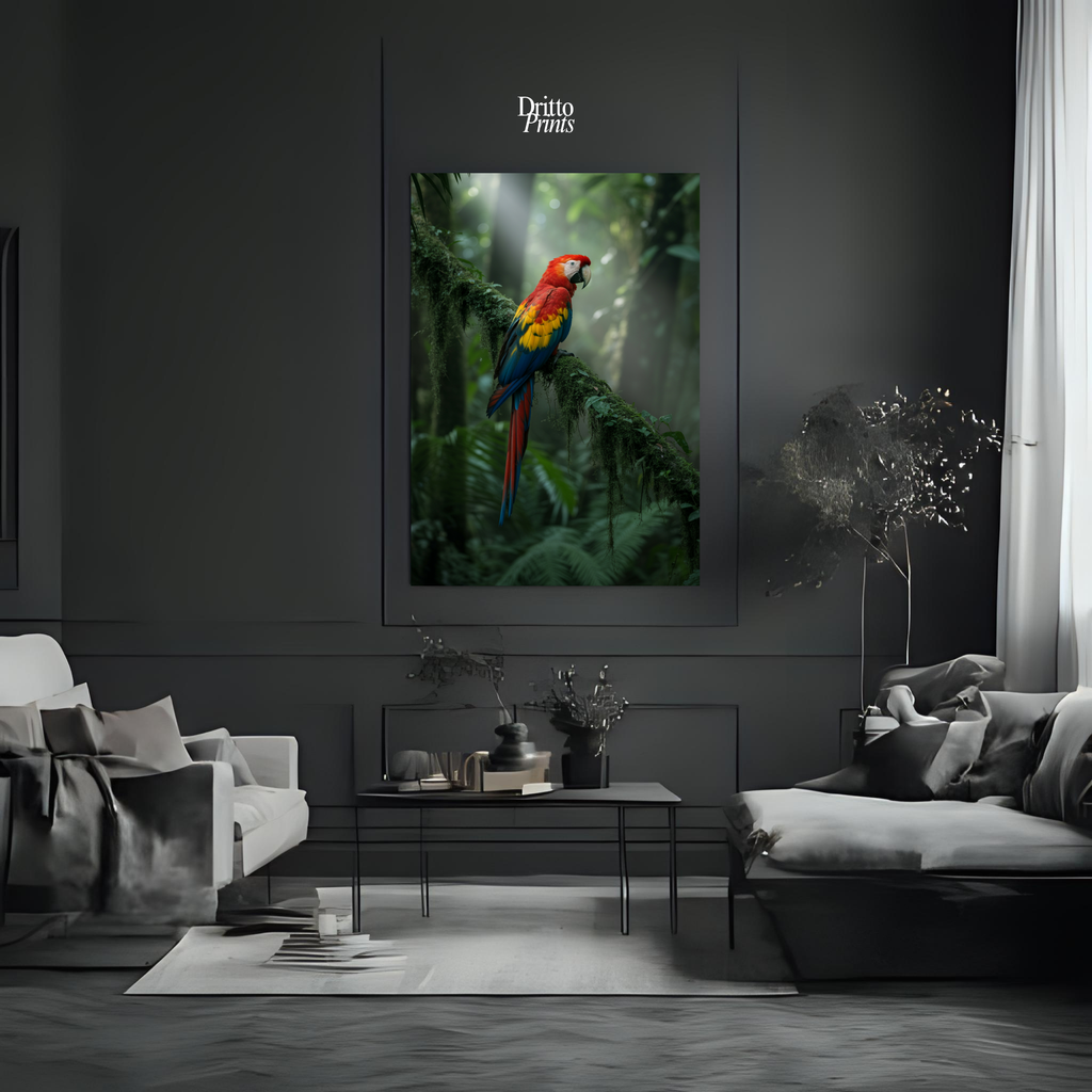 (CF1) Heart of the Rainforest - Framed canvas