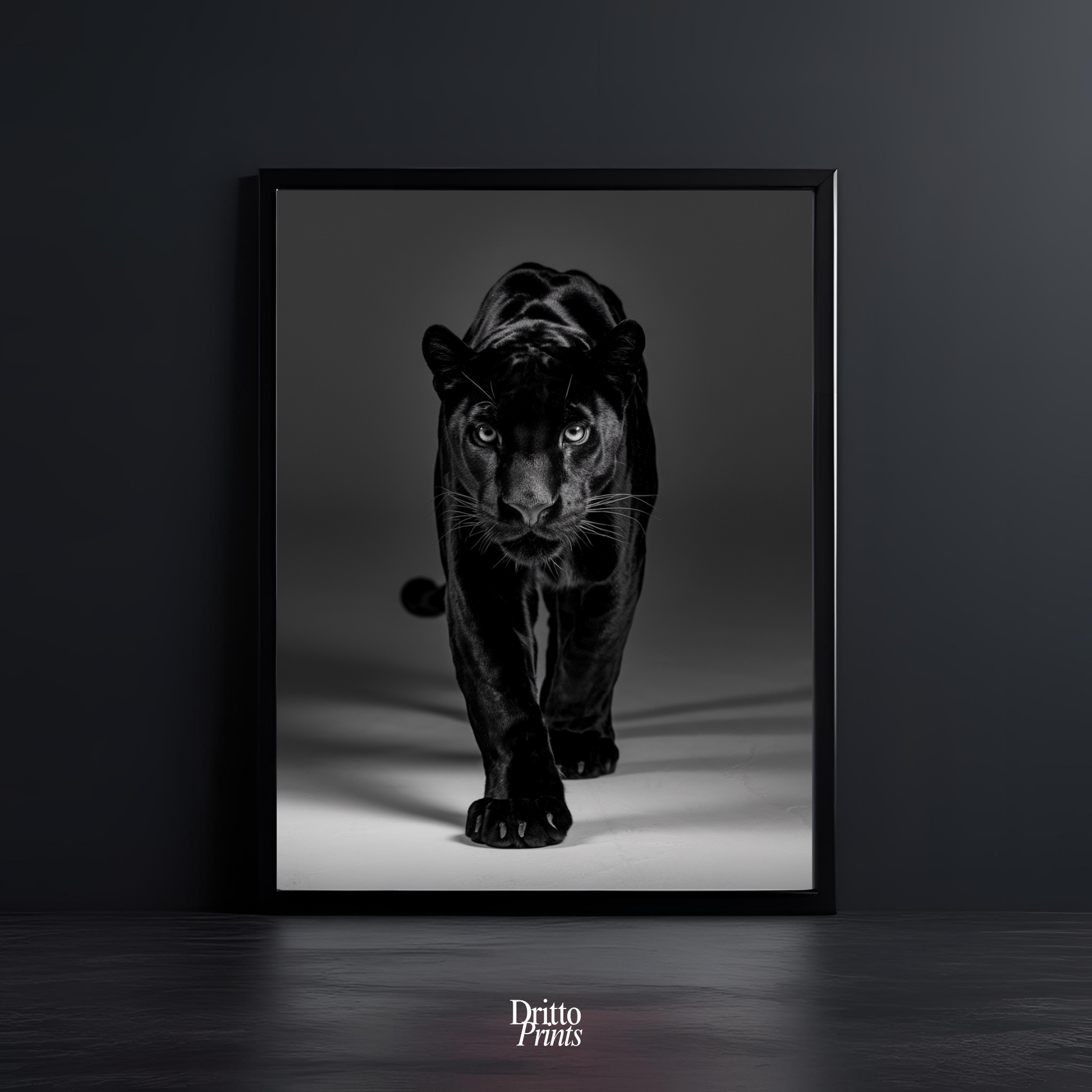 (FD7) Eyes of the Hunt - Framed matte paper poster