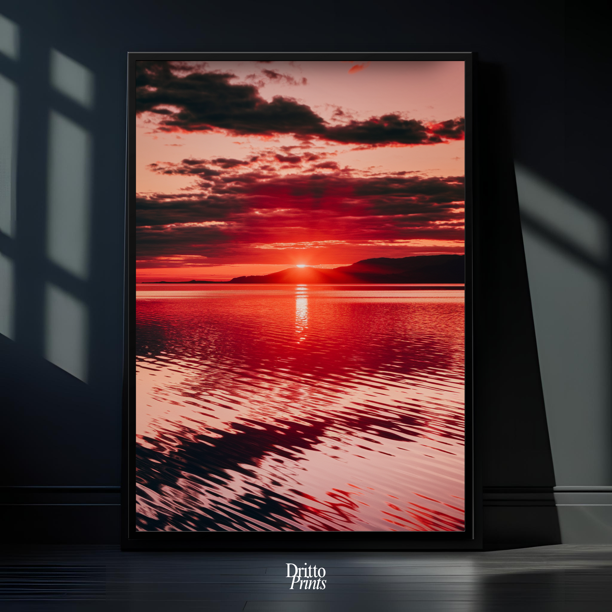 (FD27) View of Eternity - Framed matte paper poster