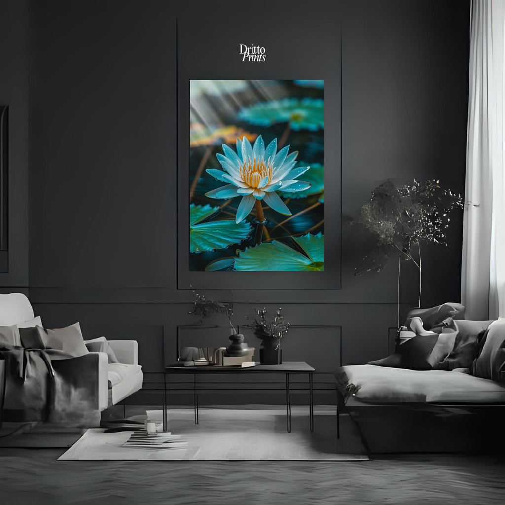 (CD5) Tranquil Water Lily - Canvas