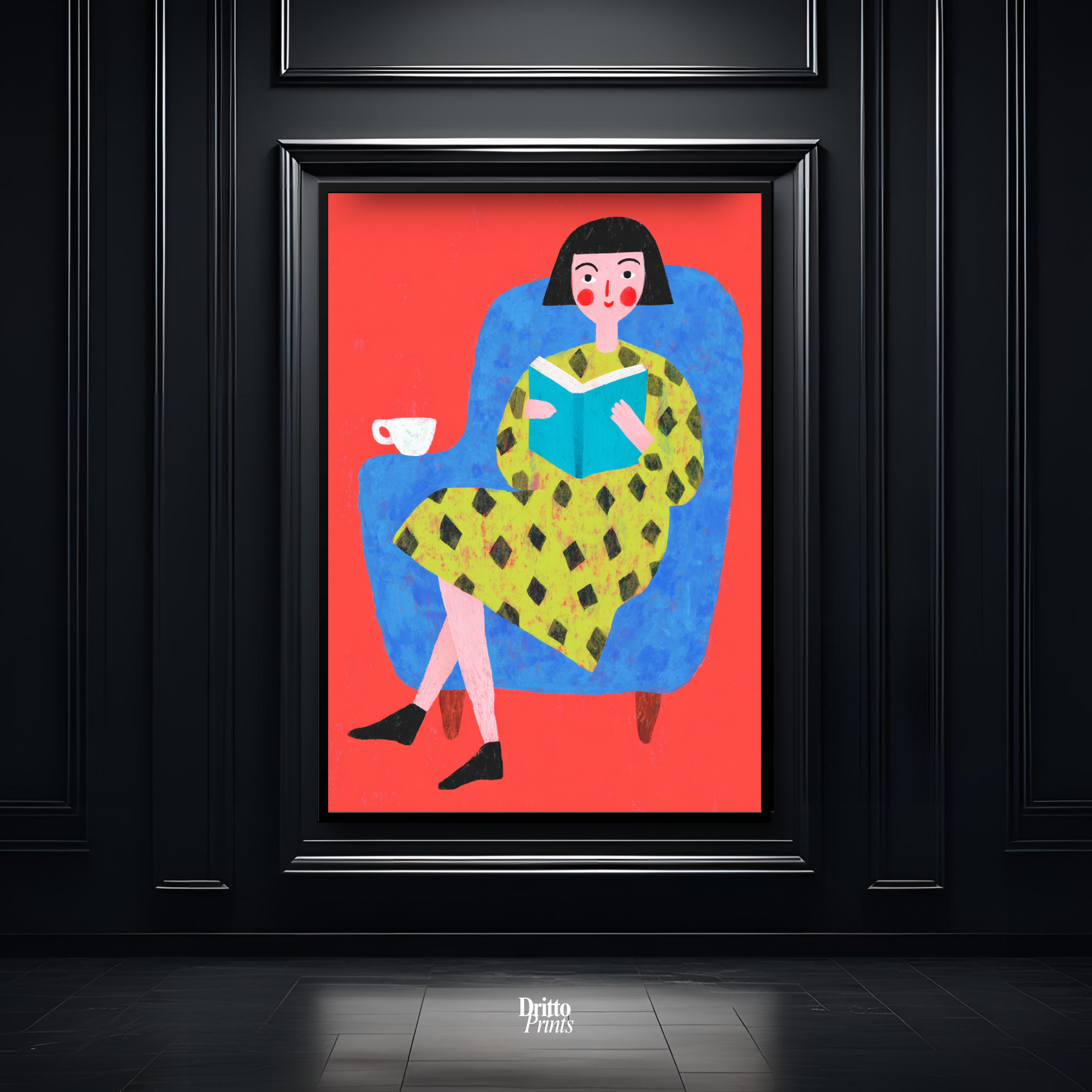 (FD46) A Moment with a Story - Framed matte paper poster