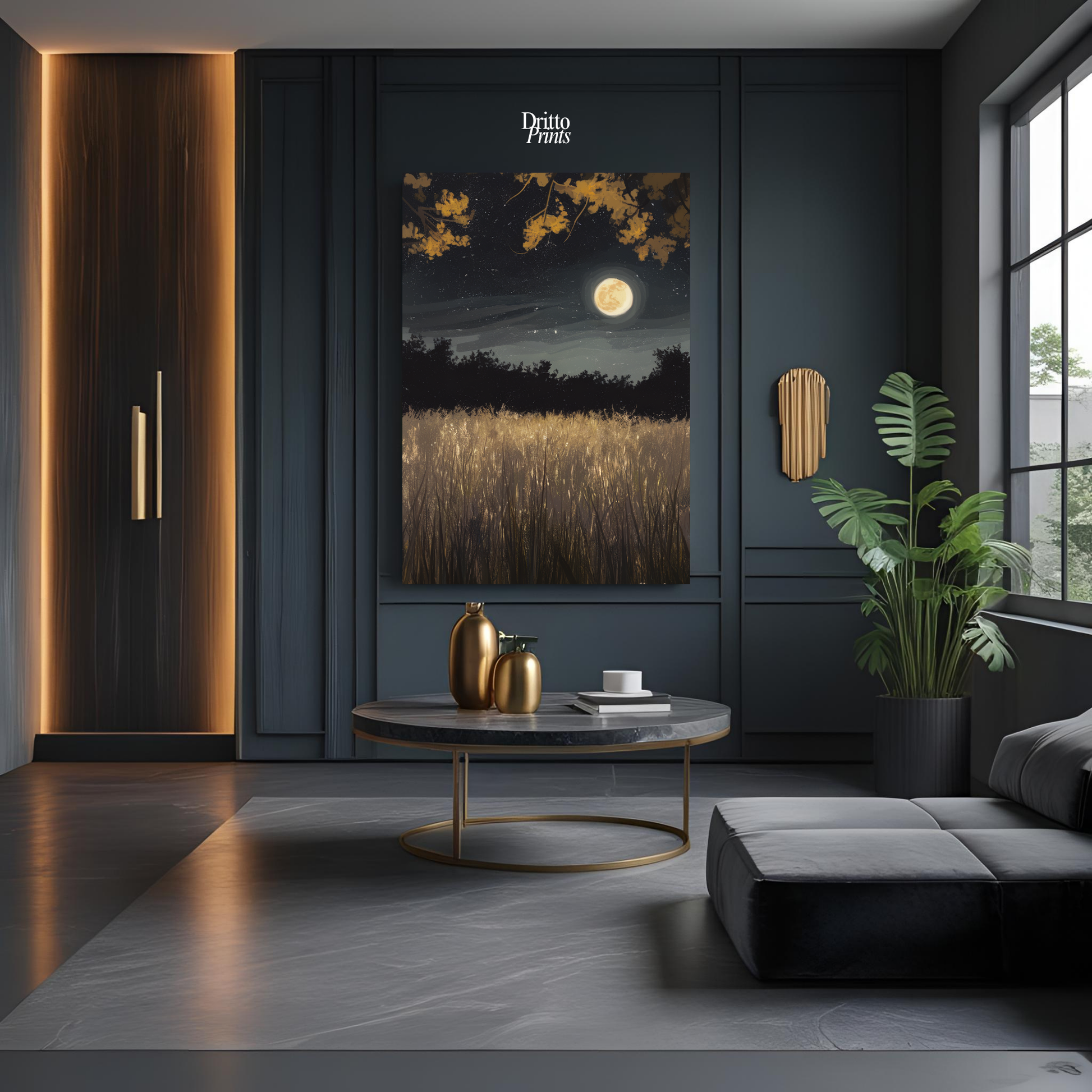 (CD1) Golden Stillness - Canvas
