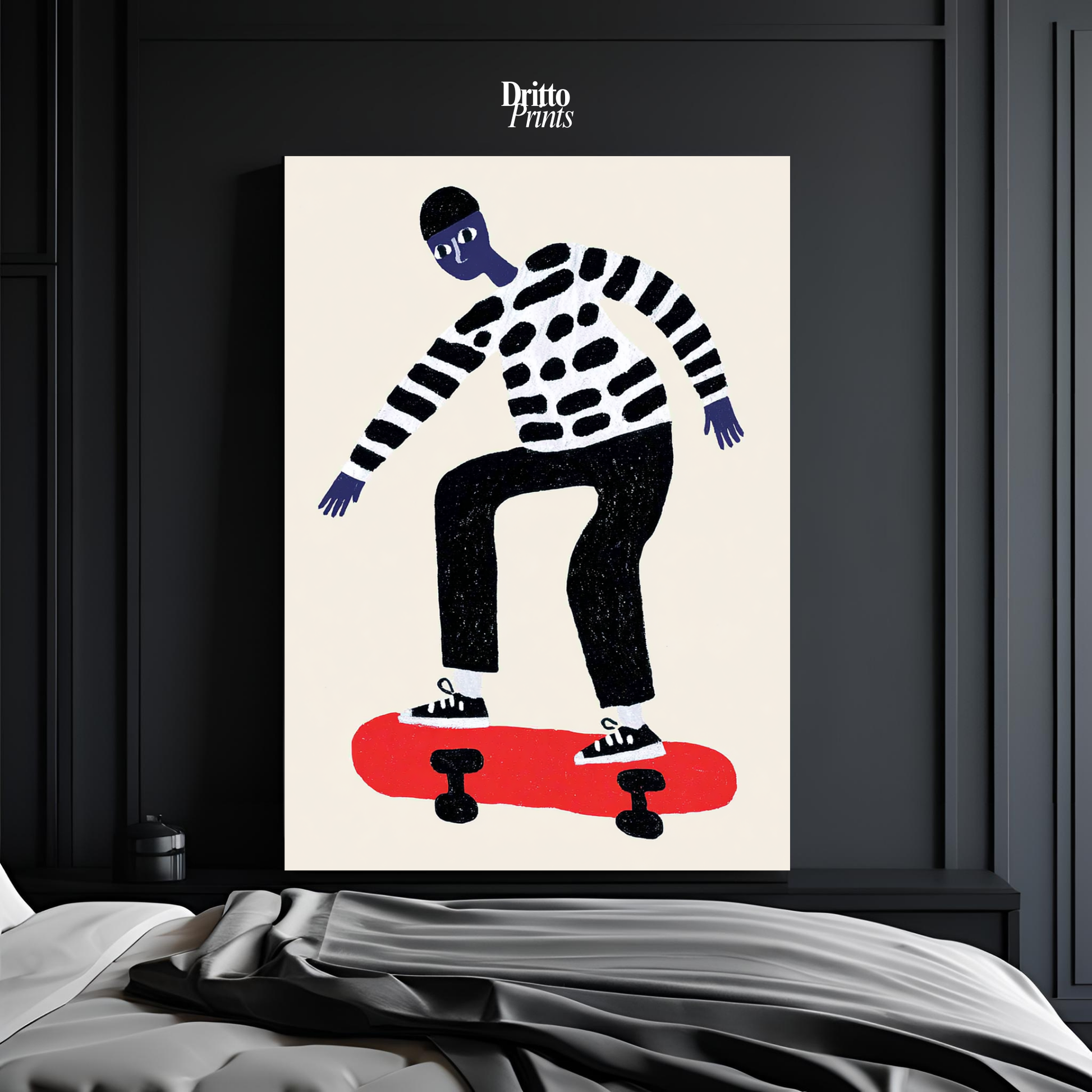 (PD40) Below the Board - Poster