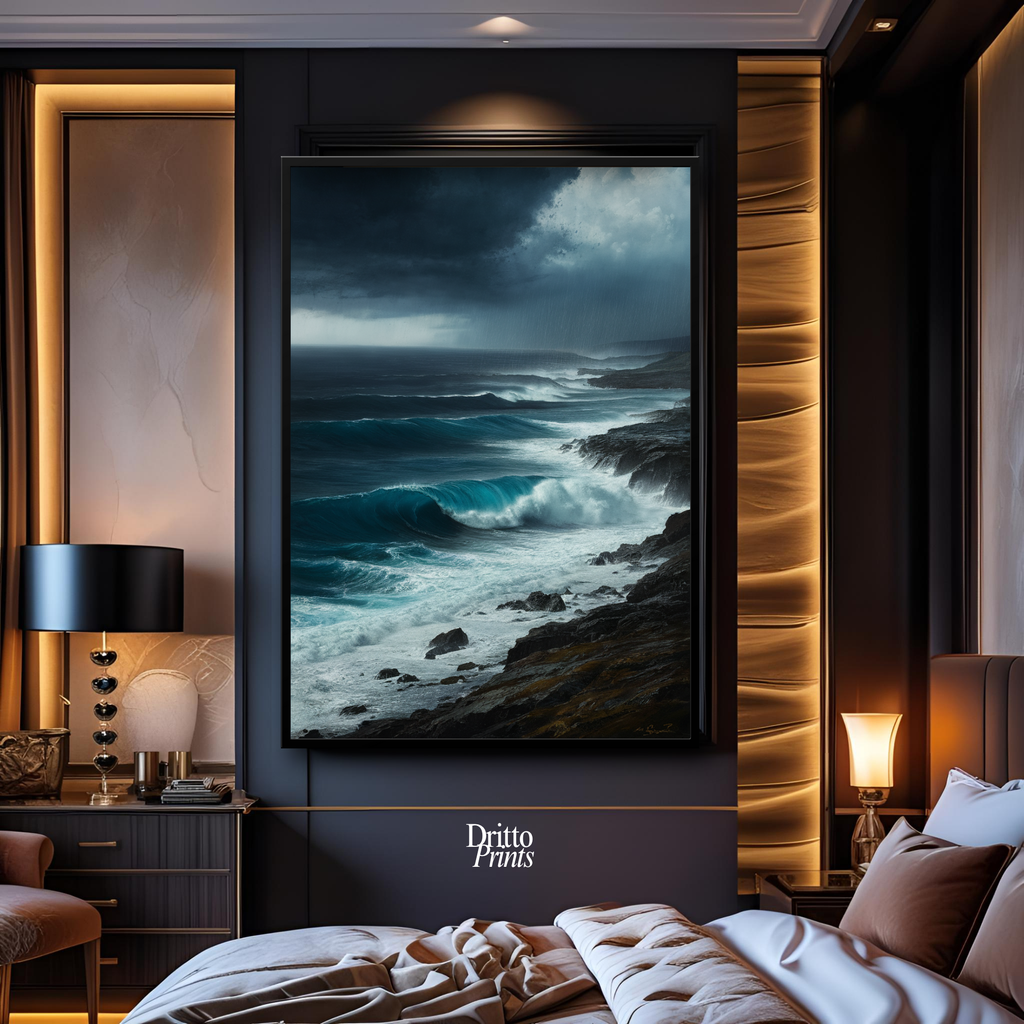 (FD17) Where the Rain Begins - Framed matte paper poster