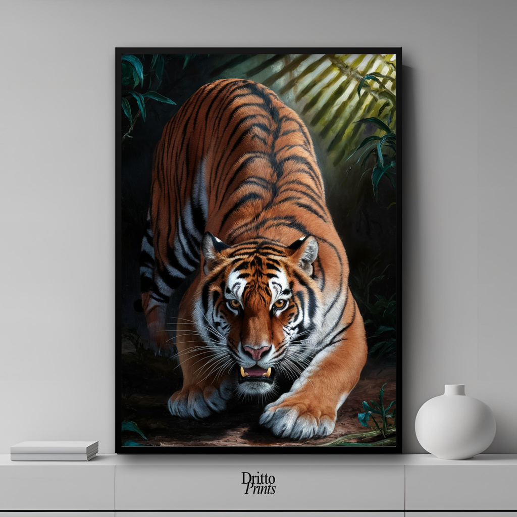 (FD11) Coiled Majesty - Framed matte paper poster