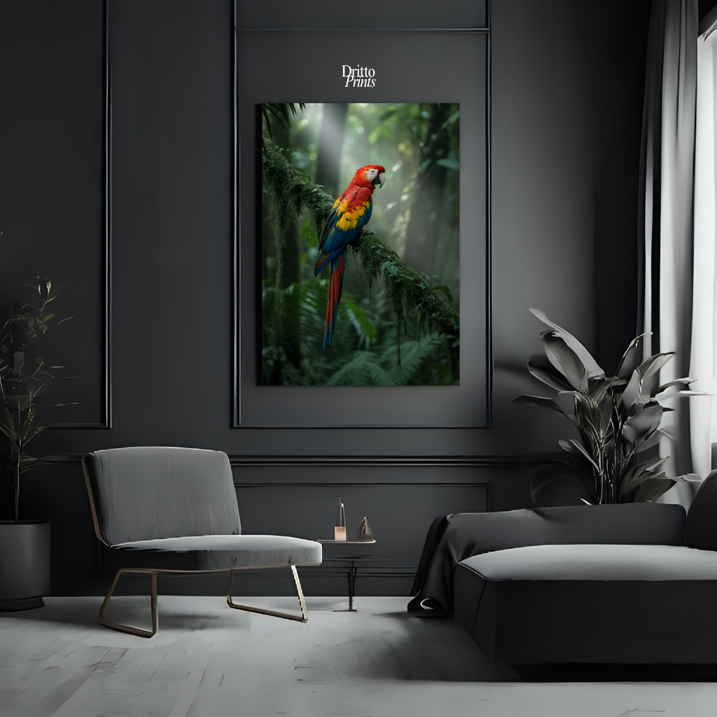 (CF1) Heart of the Rainforest - Framed canvas