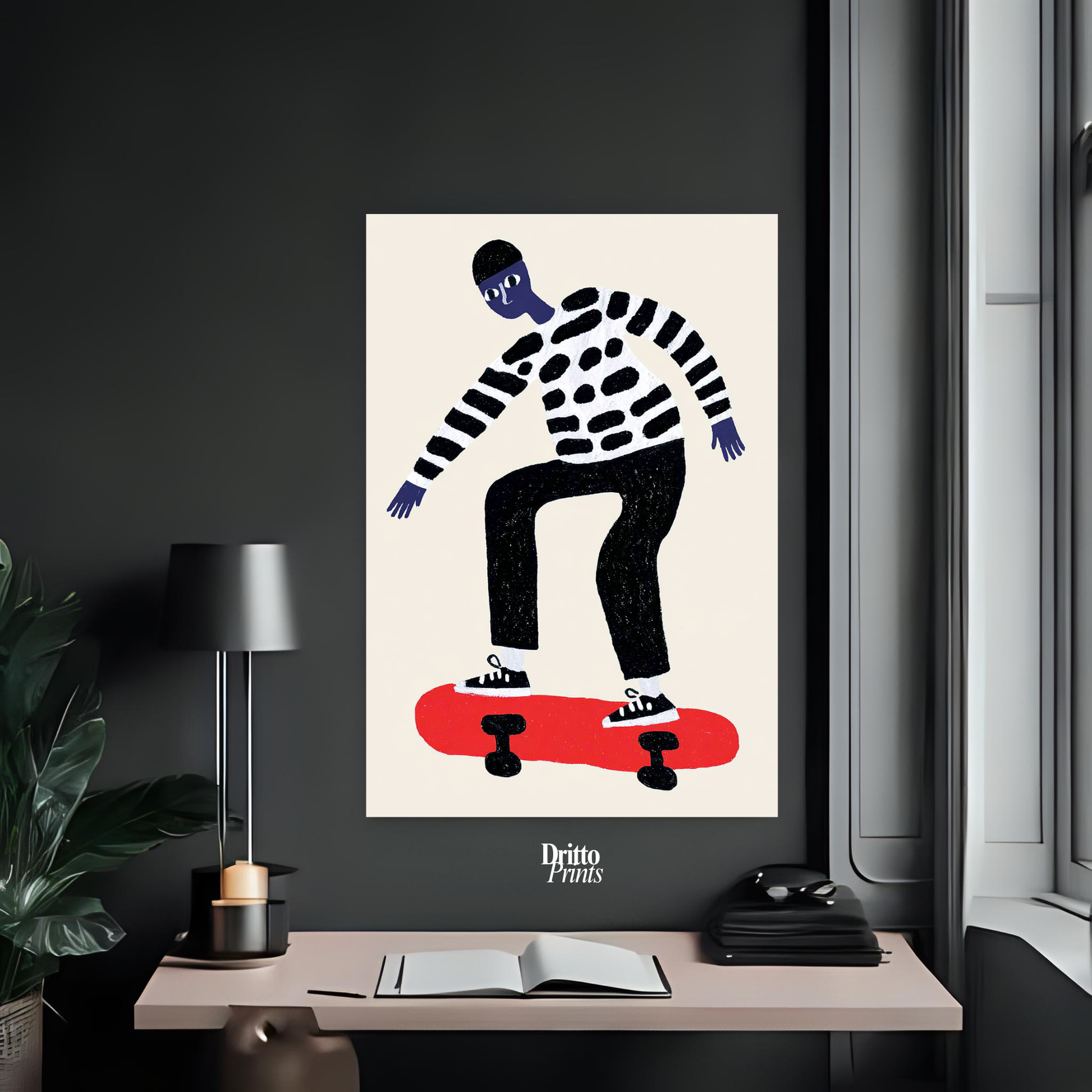 (PD40) Below the Board - Poster