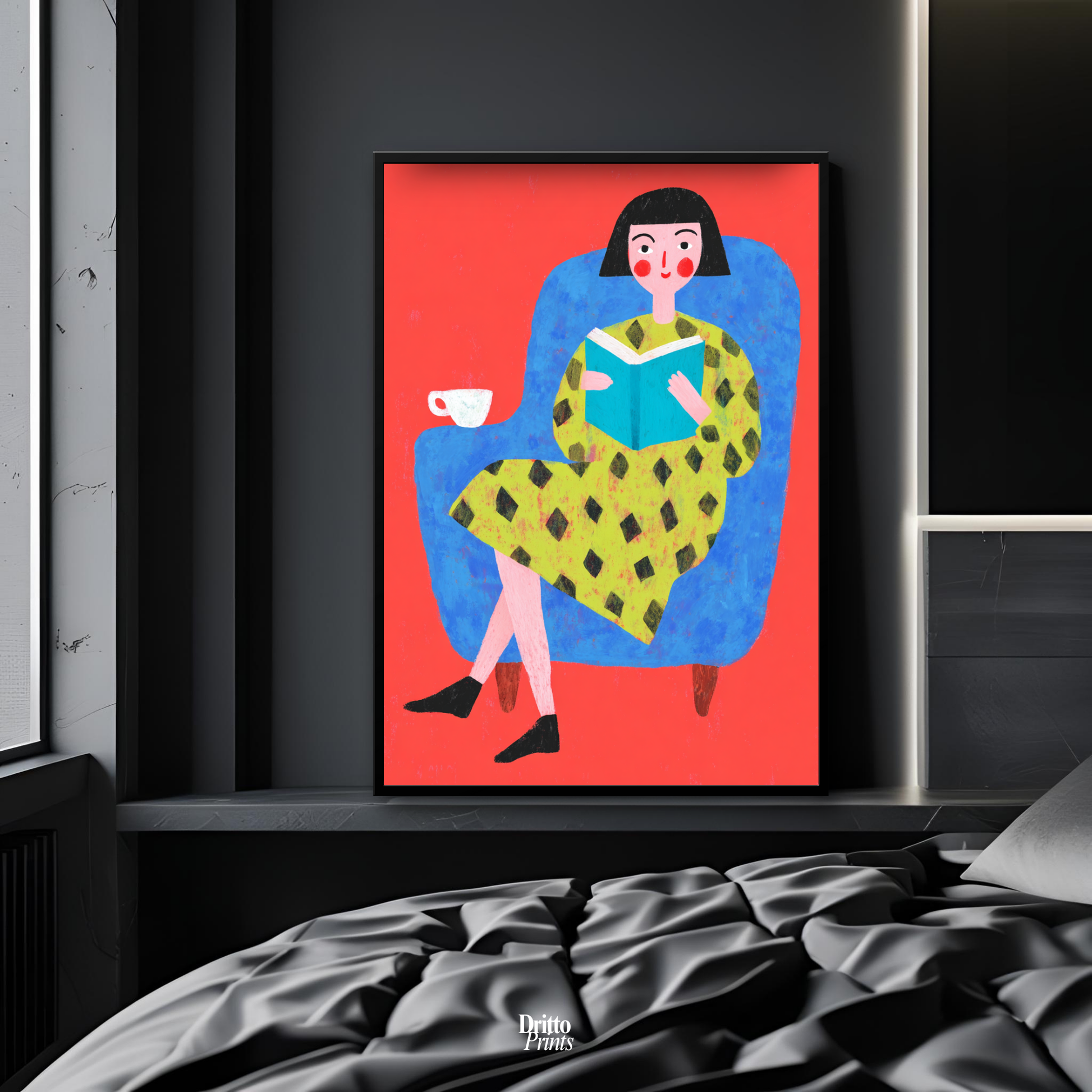 (FD46) A Moment with a Story - Framed matte paper poster