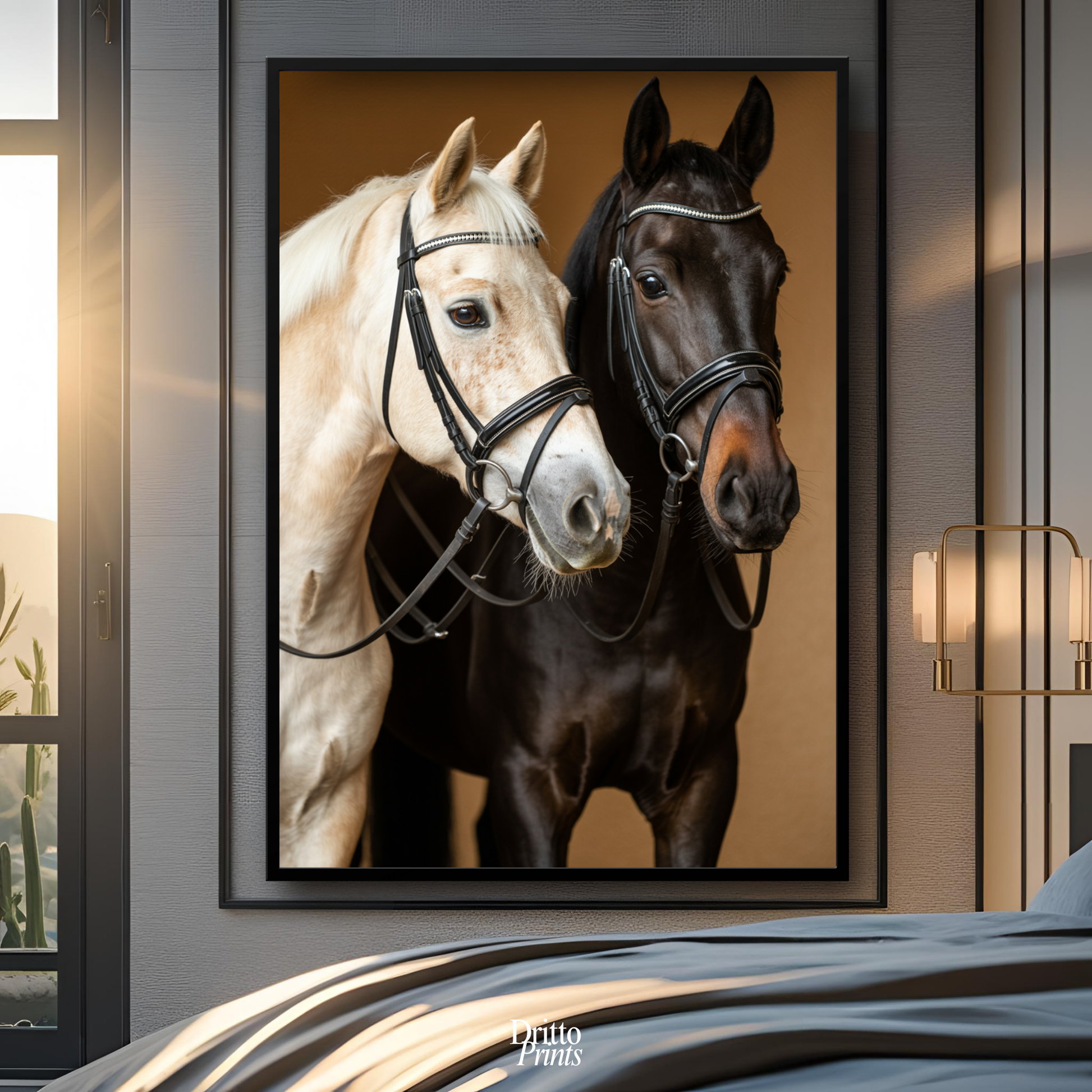 (FD22) Harmony in Contrast - Framed matte paper poster