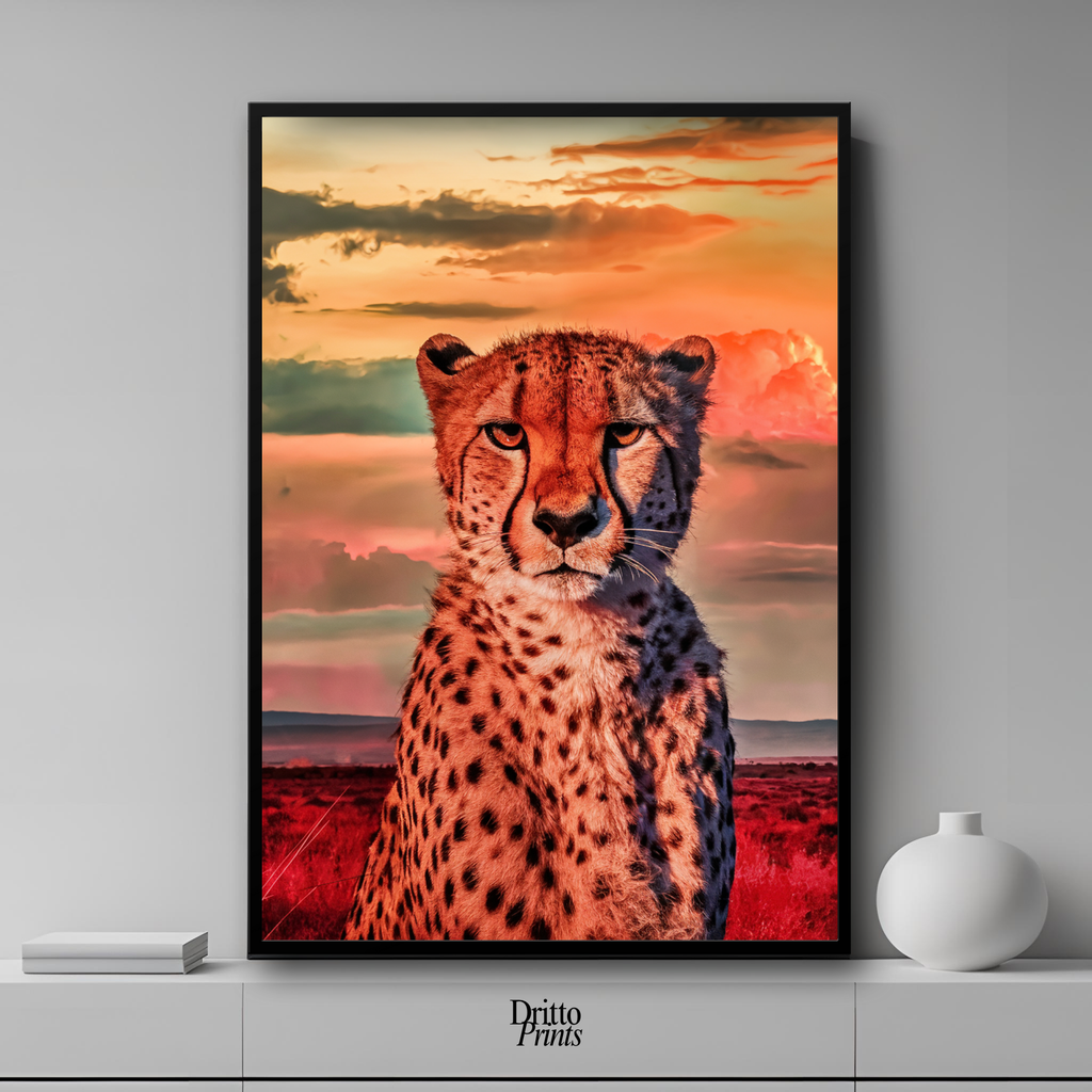 (FD12) Speed & Sky - Framed matte paper poster