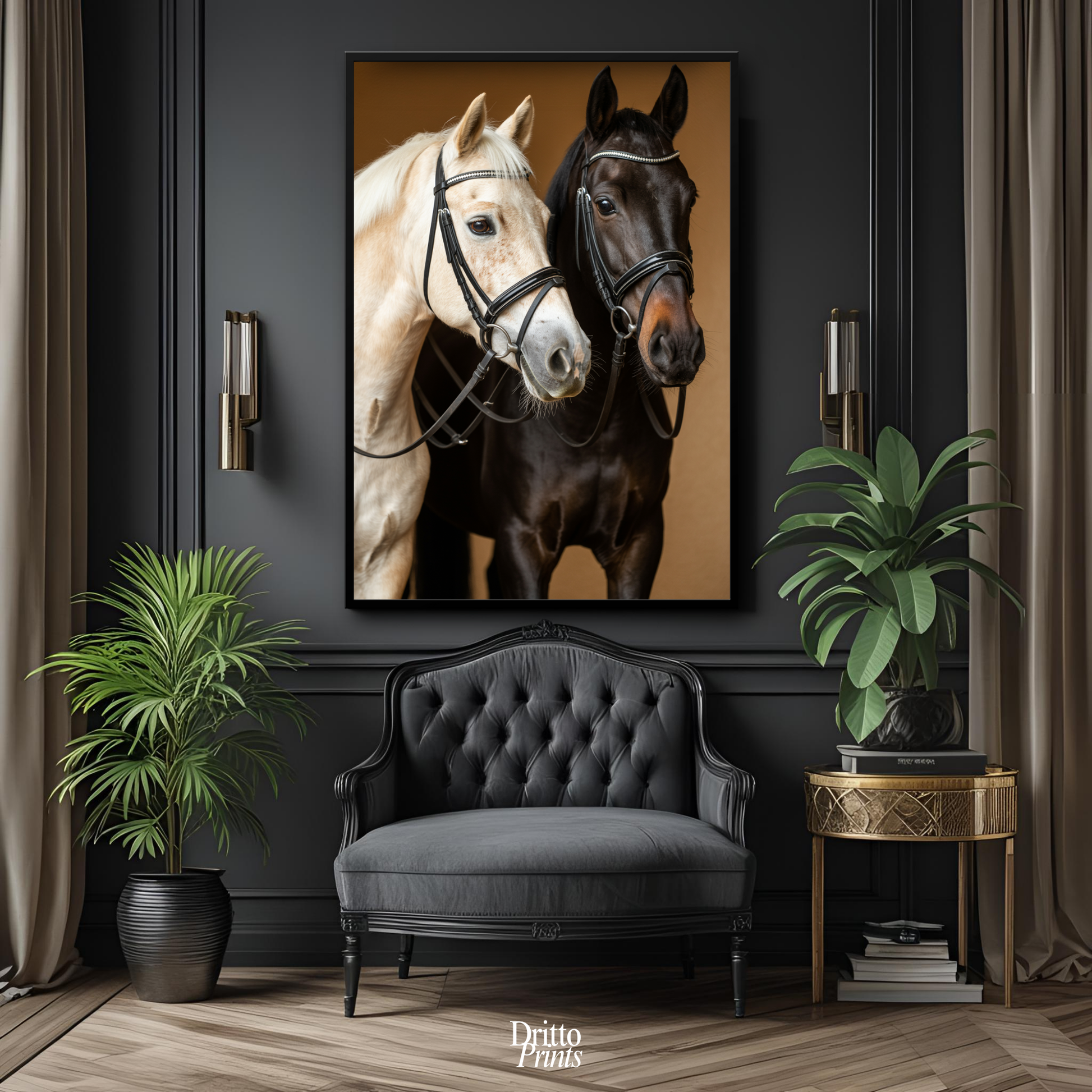 (FD22) Harmony in Contrast - Framed matte paper poster