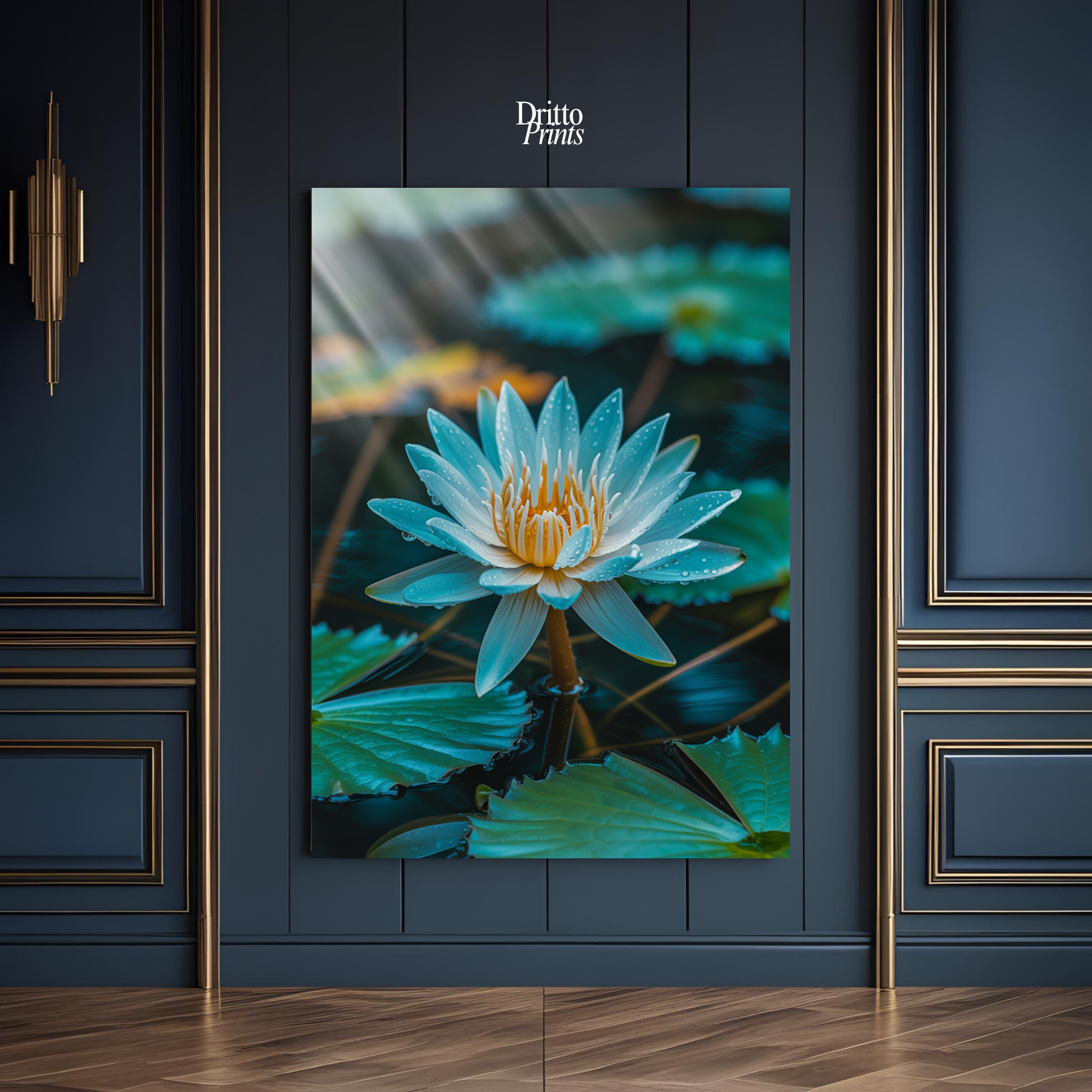 (CD5) Tranquil Water Lily - Canvas