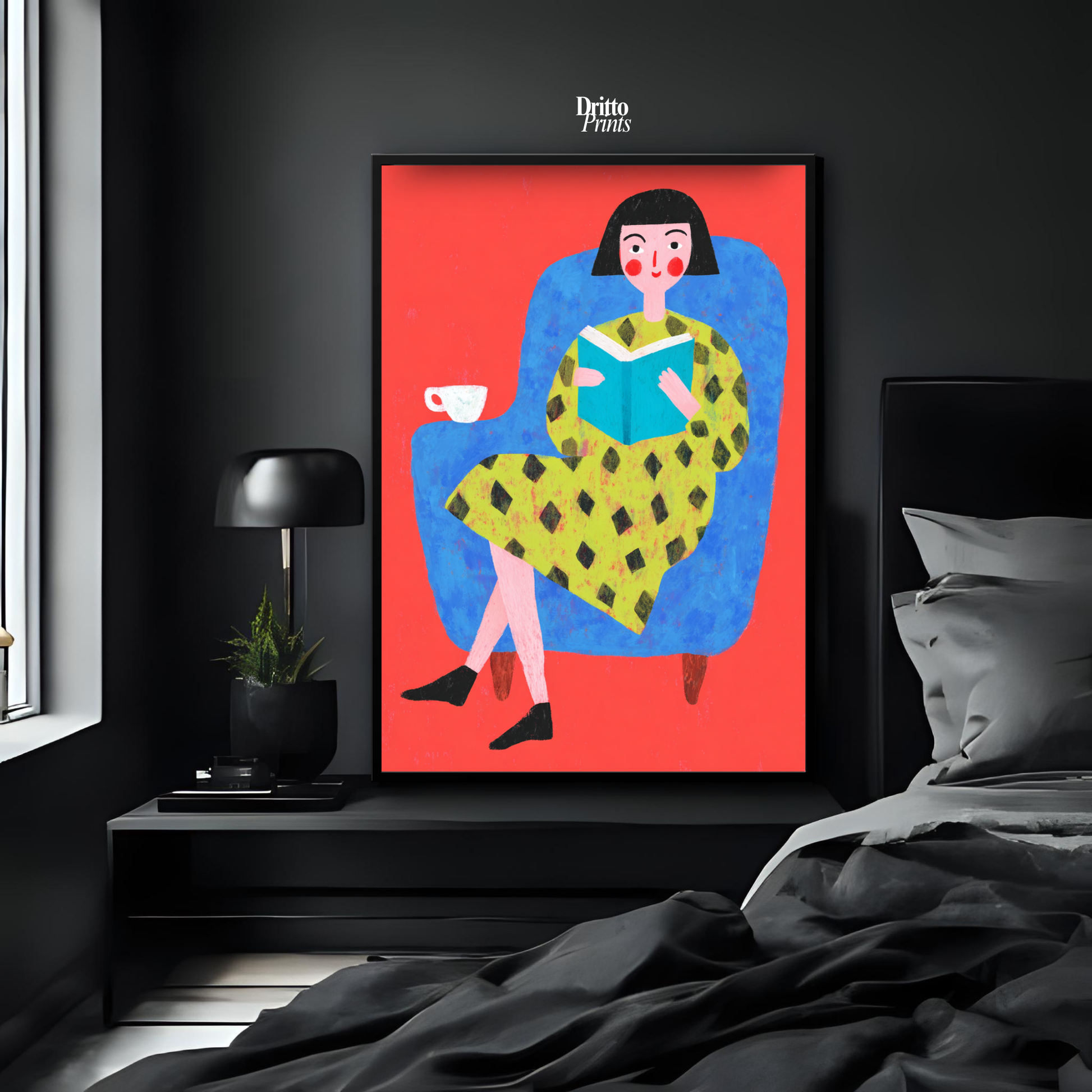 (FD46) A Moment with a Story - Framed matte paper poster