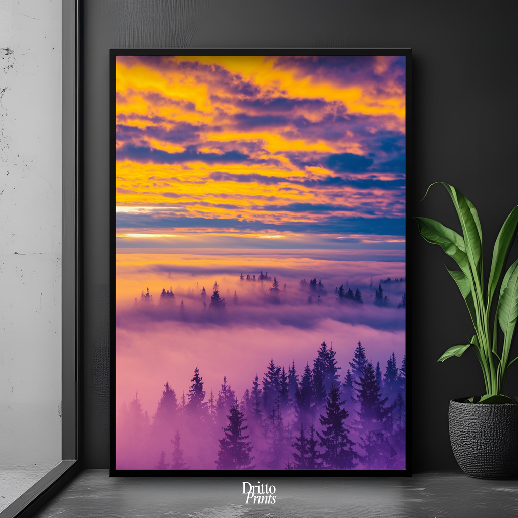 (FD13) Light Between Worlds - Framed matte paper poster
