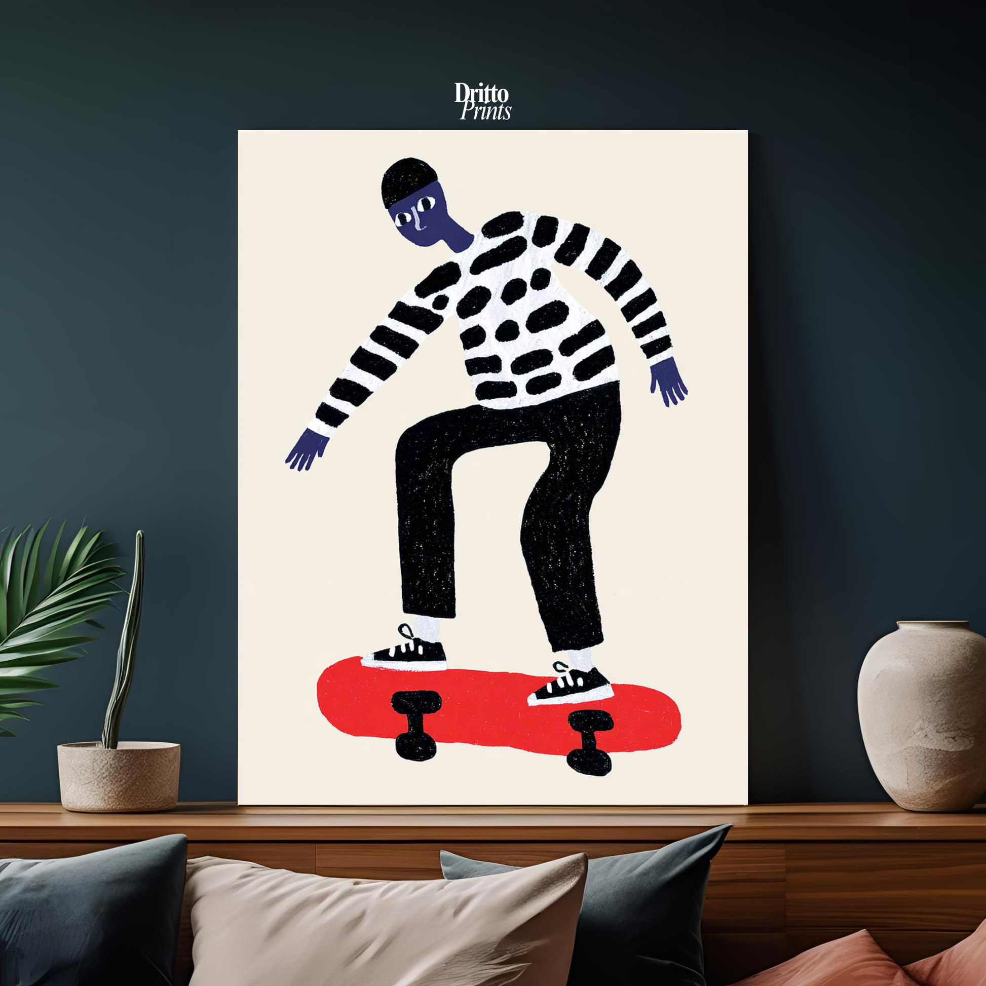 (PD40) Below the Board - Poster
