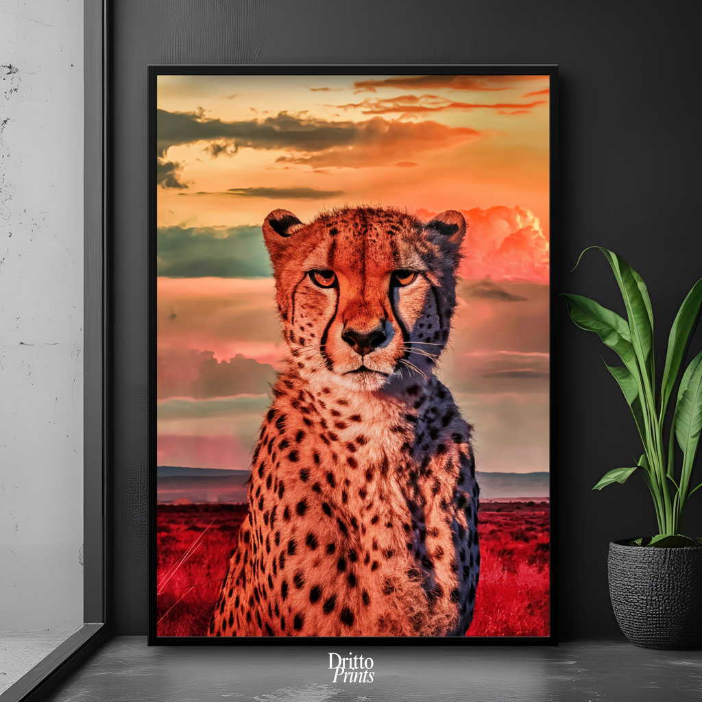 (FD12) Speed & Sky - Framed matte paper poster