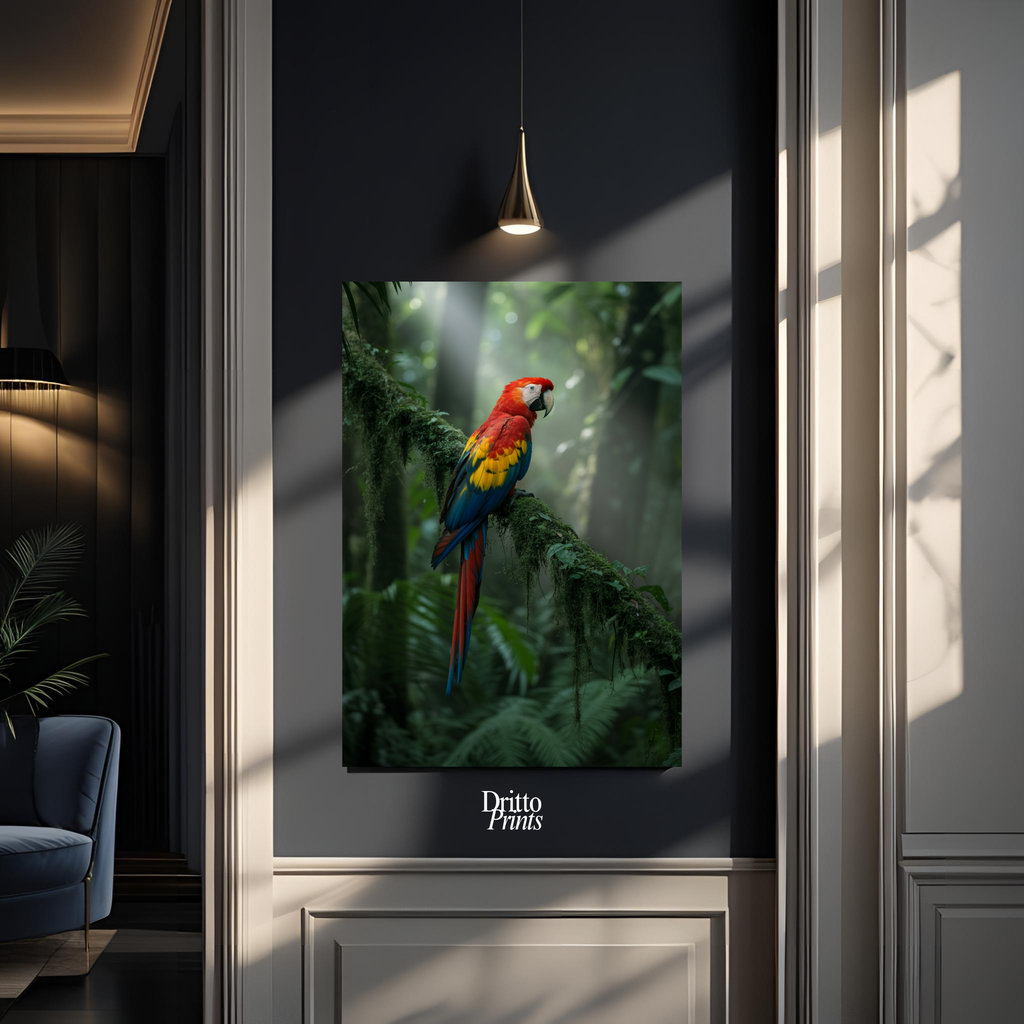 (CF1) Heart of the Rainforest - Framed canvas