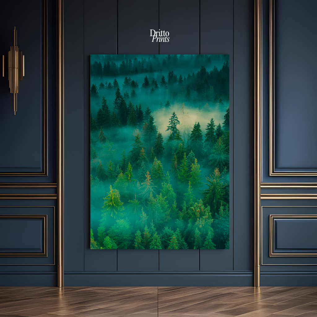 (CD4) Into the Morning Mist - Canvas