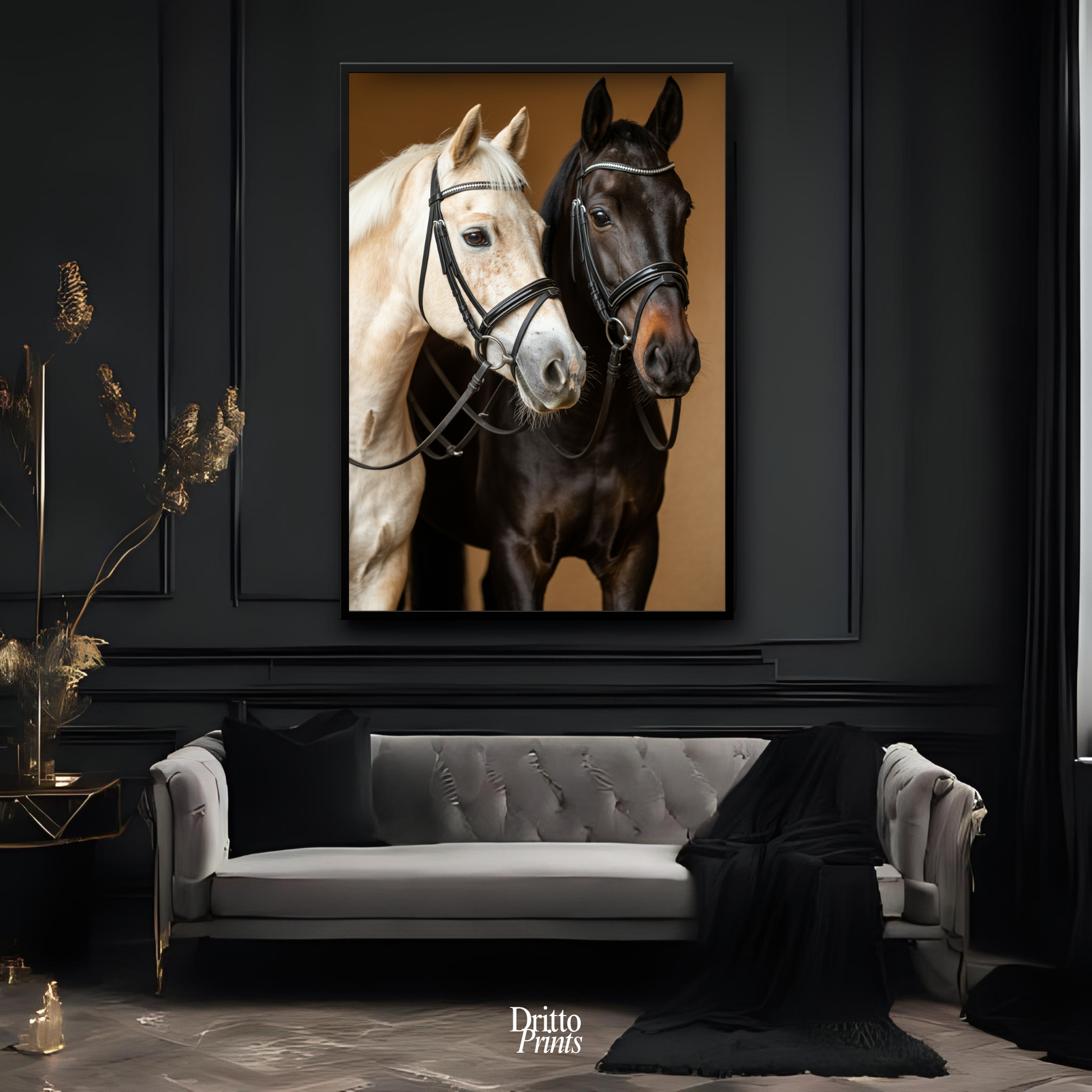(FD22) Harmony in Contrast - Framed matte paper poster