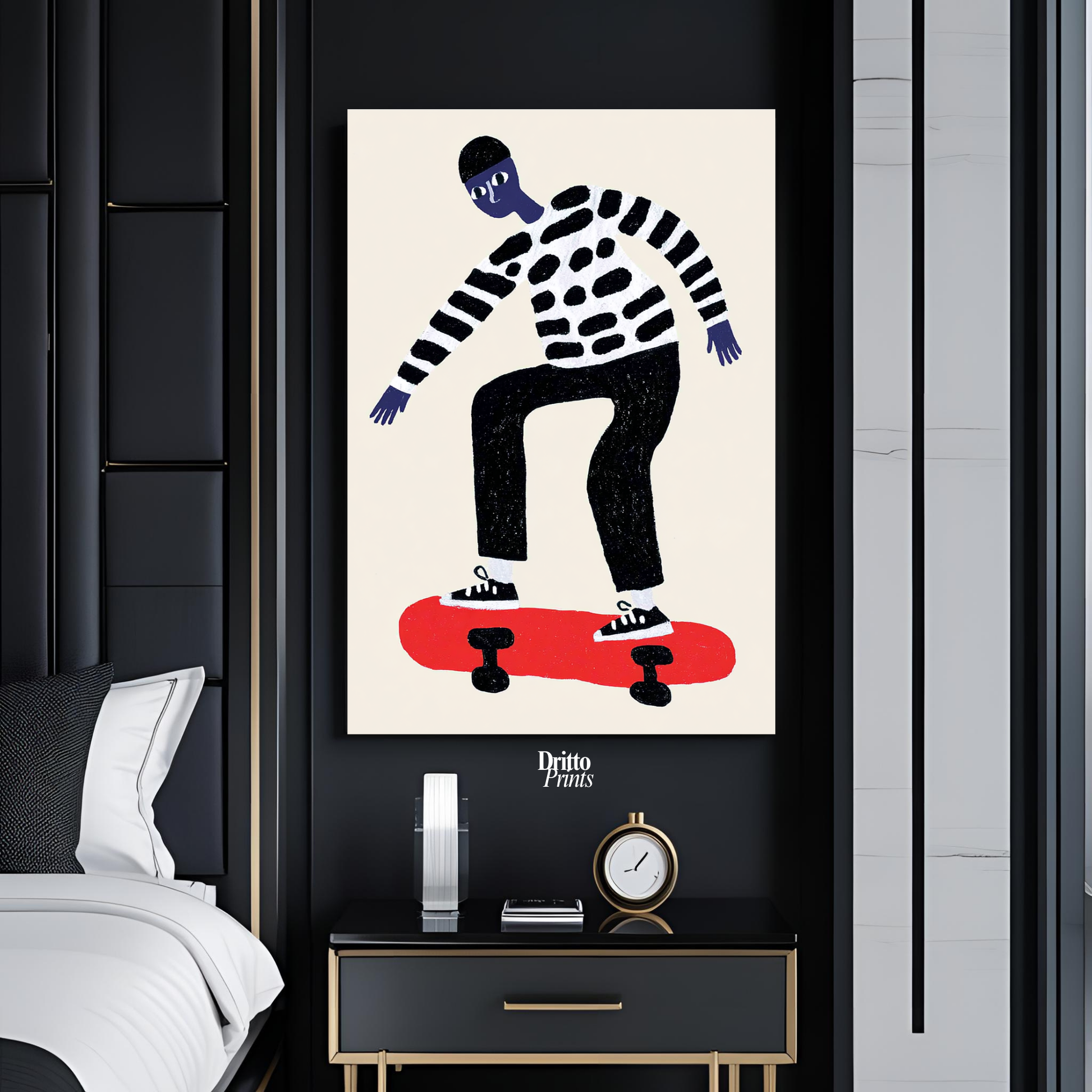 (PD40) Below the Board - Poster
