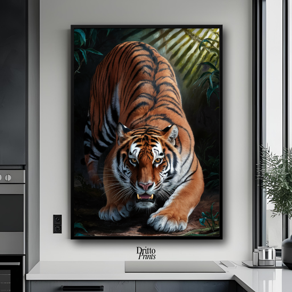 (FD11) Coiled Majesty - Framed matte paper poster