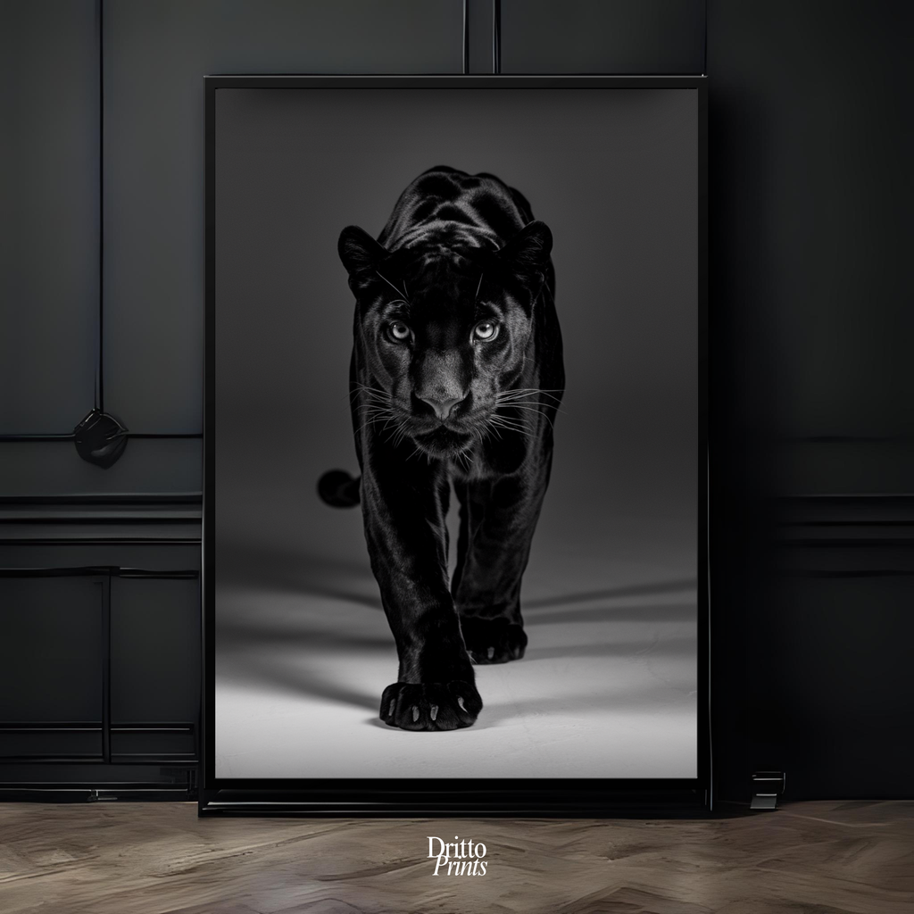 (FD7) Eyes of the Hunt - Framed matte paper poster